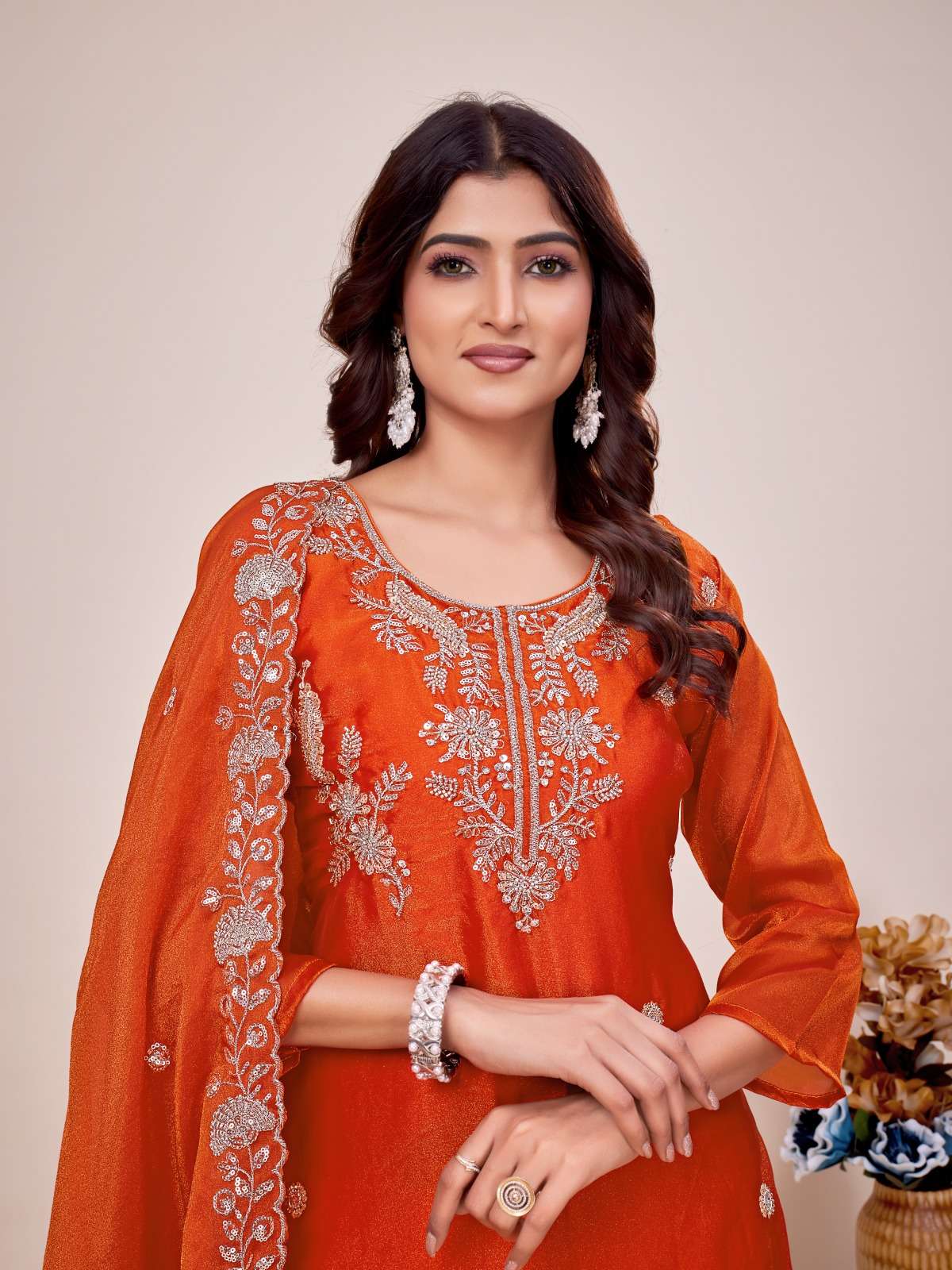 STH PRESENTS KRISHNA VOL-2 DESIGNER FANCY KURTIS PLAZZO CATALOG WHOLESALER AND EXPORTER IN SURAT 