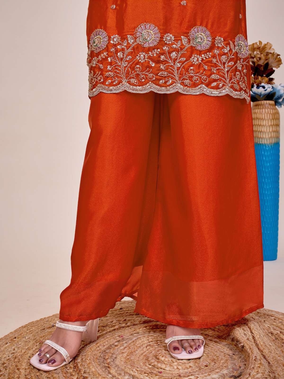 STH PRESENTS KRISHNA VOL-2 DESIGNER FANCY KURTIS PLAZZO CATALOG WHOLESALER AND EXPORTER IN SURAT 