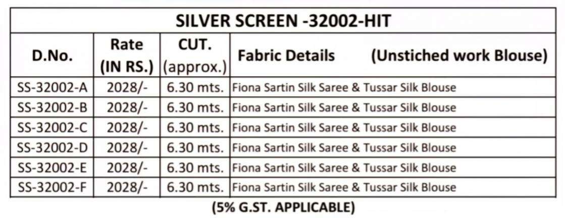 TFH Presents Silver Screen 320002 Series Wedding Special Sarees For Womens Catalog Wholesaler And Exporter 