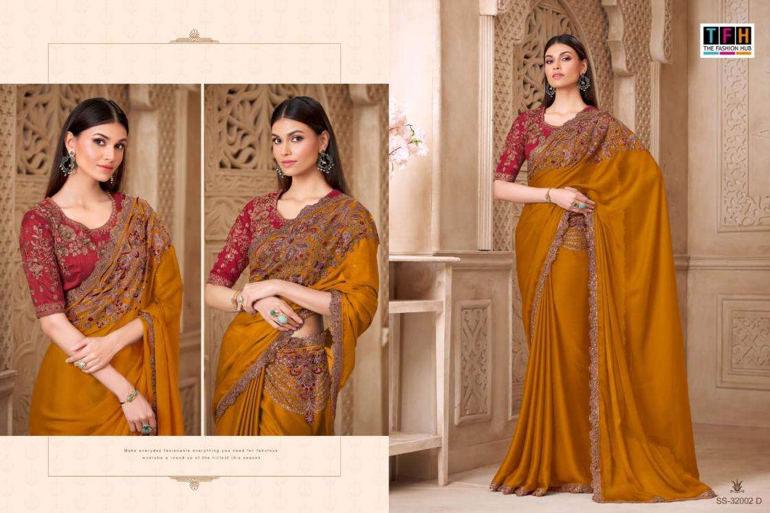 TFH Presents Silver Screen 320002 Series Wedding Special Sarees For Womens Catalog Wholesaler And Exporter 