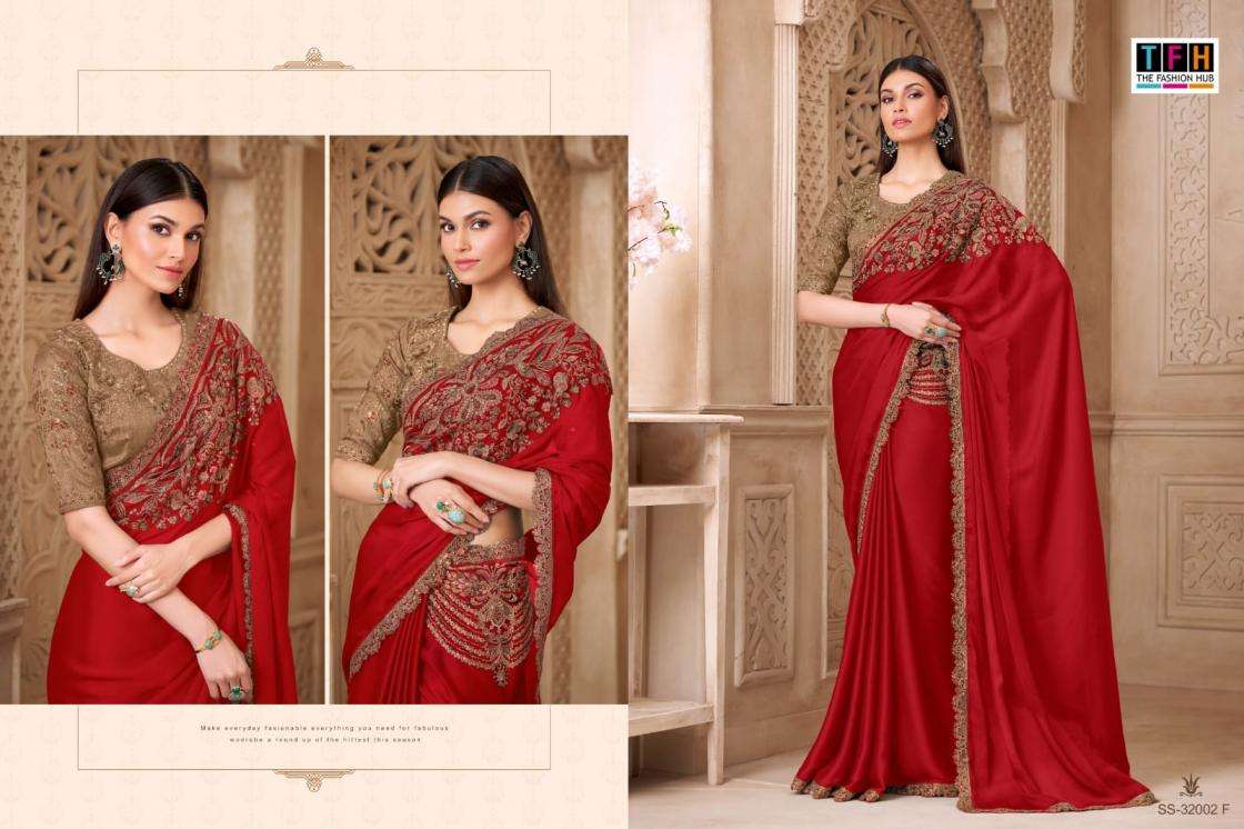 TFH Presents Silver Screen 320002 Series Wedding Special Sarees For Womens Catalog Wholesaler And Exporter 
