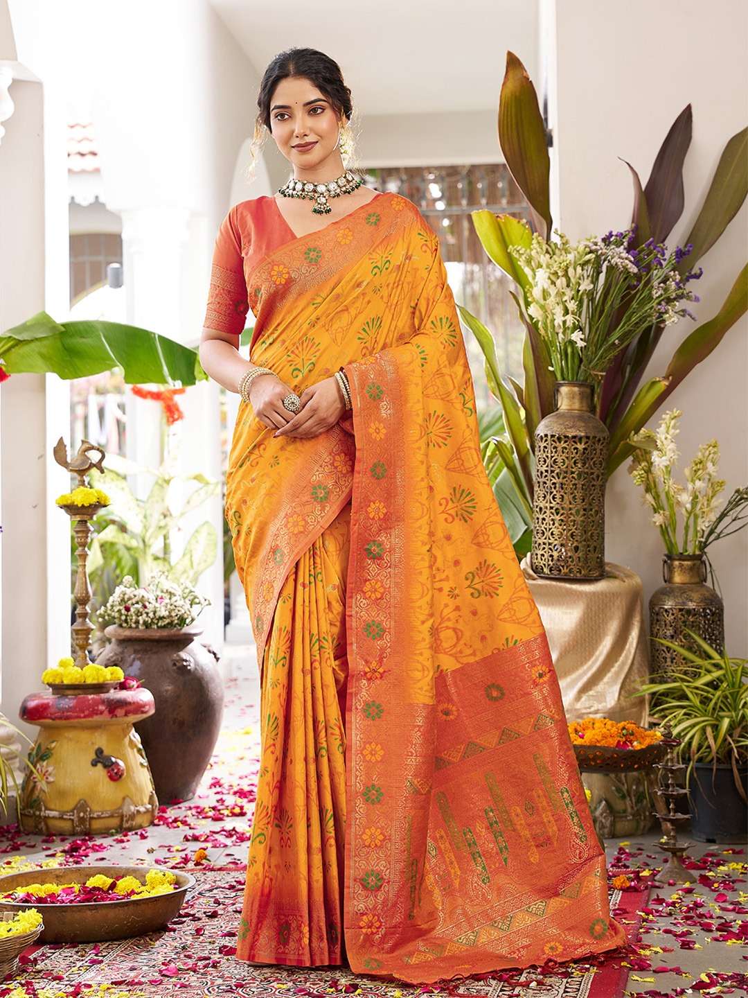 ASTITA PRESENTS KANCHANA SILK PARTYWEAR BANARASIL STYLE SILK SAREES CATALOG WHOLESALER AND EXPORTER