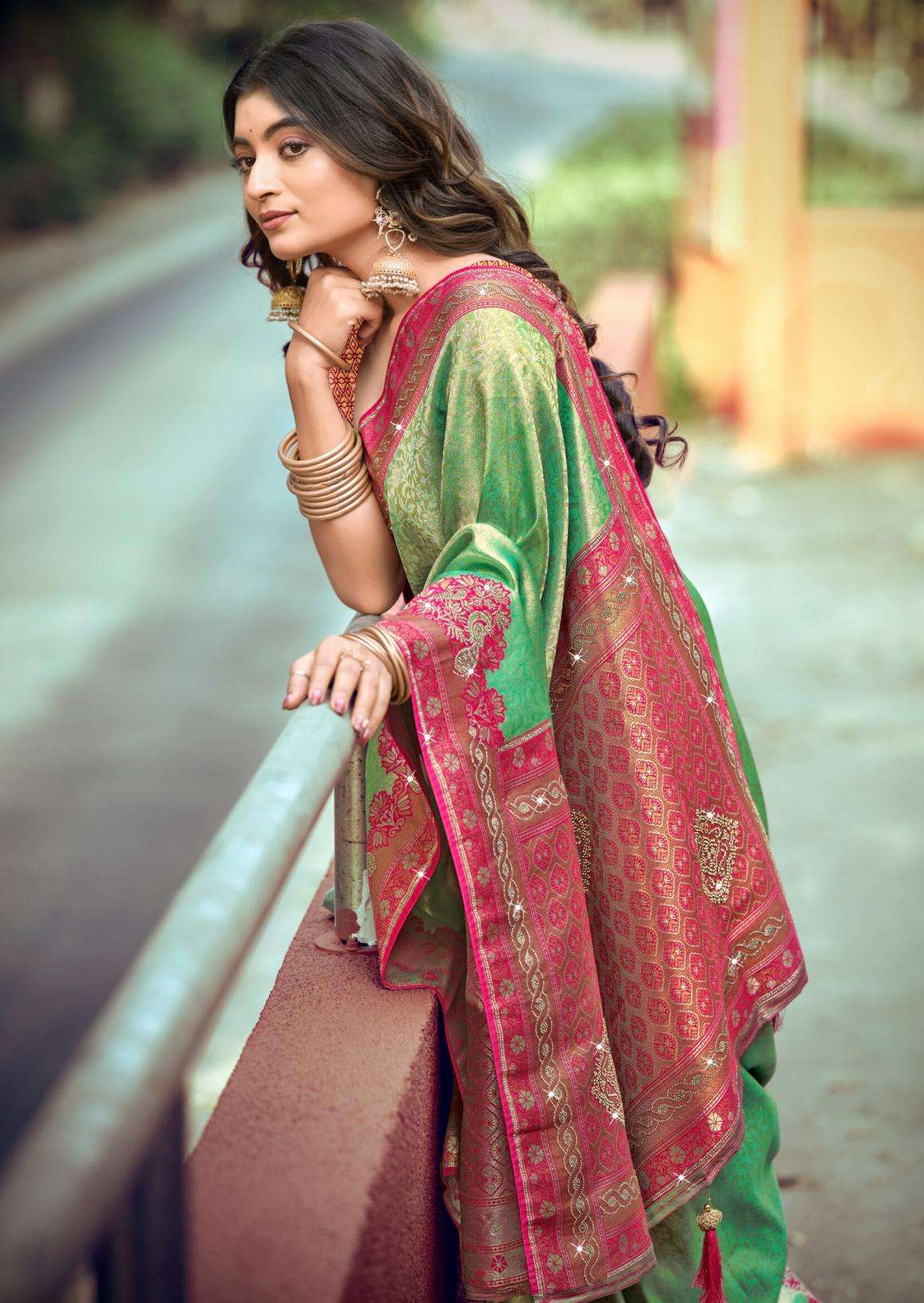 lt fashion presents hansika vol 2 dyed with jharkan work best sarees catalog