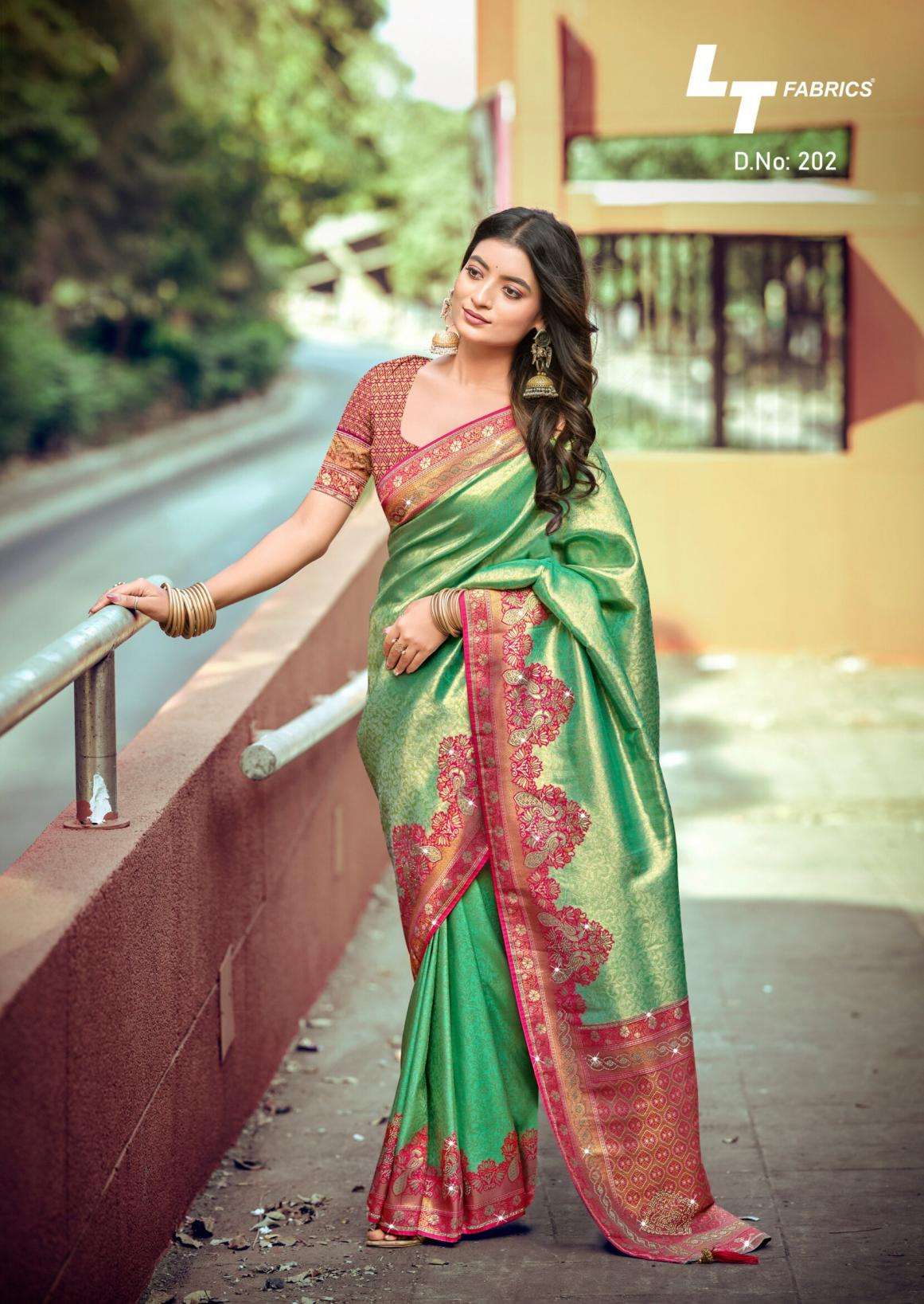 lt fashion presents hansika vol 2 dyed with jharkan work best sarees catalog