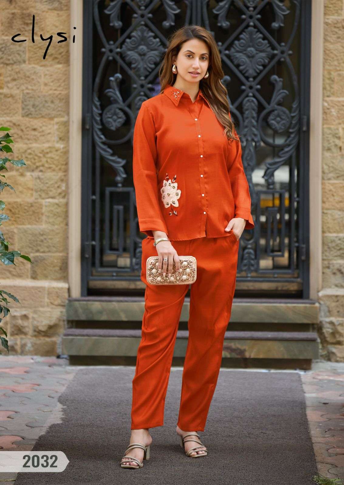 CLYSI PRESENTS ZAIRA FANCY VISCOSE TOP WITH PANT SETT CATALOG WHOLESALER AND EXPORTER 