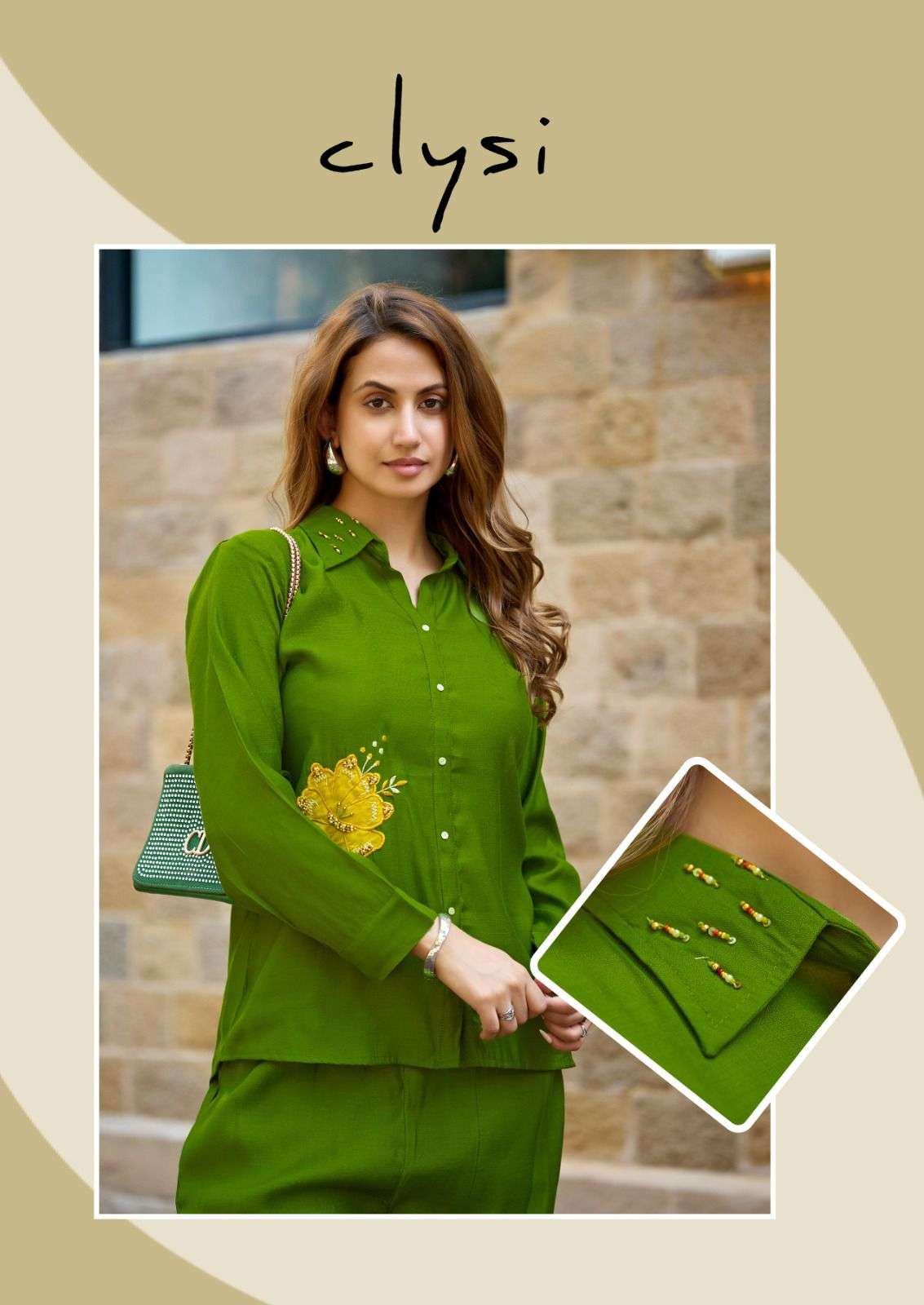 CLYSI PRESENTS ZAIRA FANCY VISCOSE TOP WITH PANT SETT CATALOG WHOLESALER AND EXPORTER 