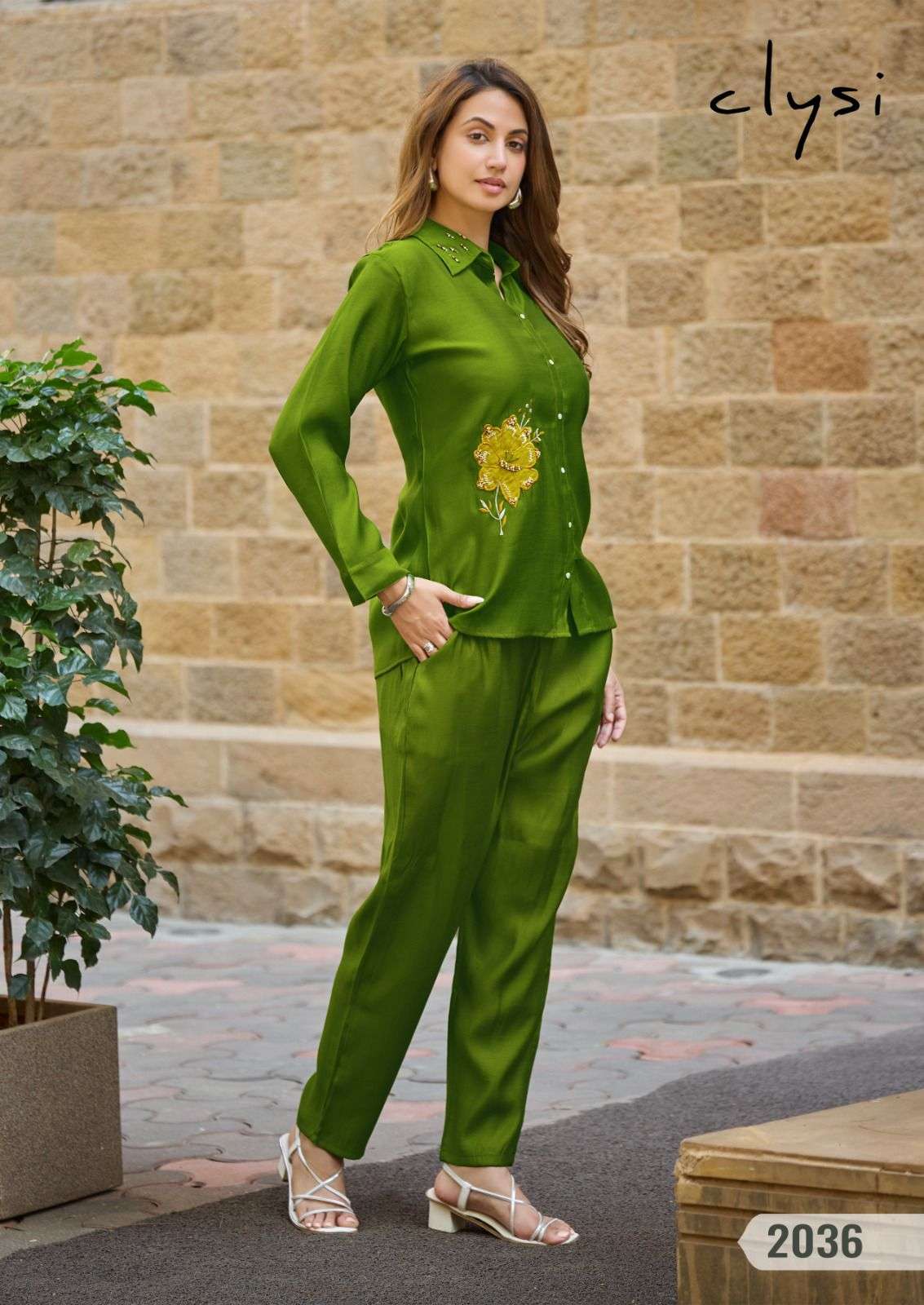 CLYSI PRESENTS ZAIRA FANCY VISCOSE TOP WITH PANT SETT CATALOG WHOLESALER AND EXPORTER 