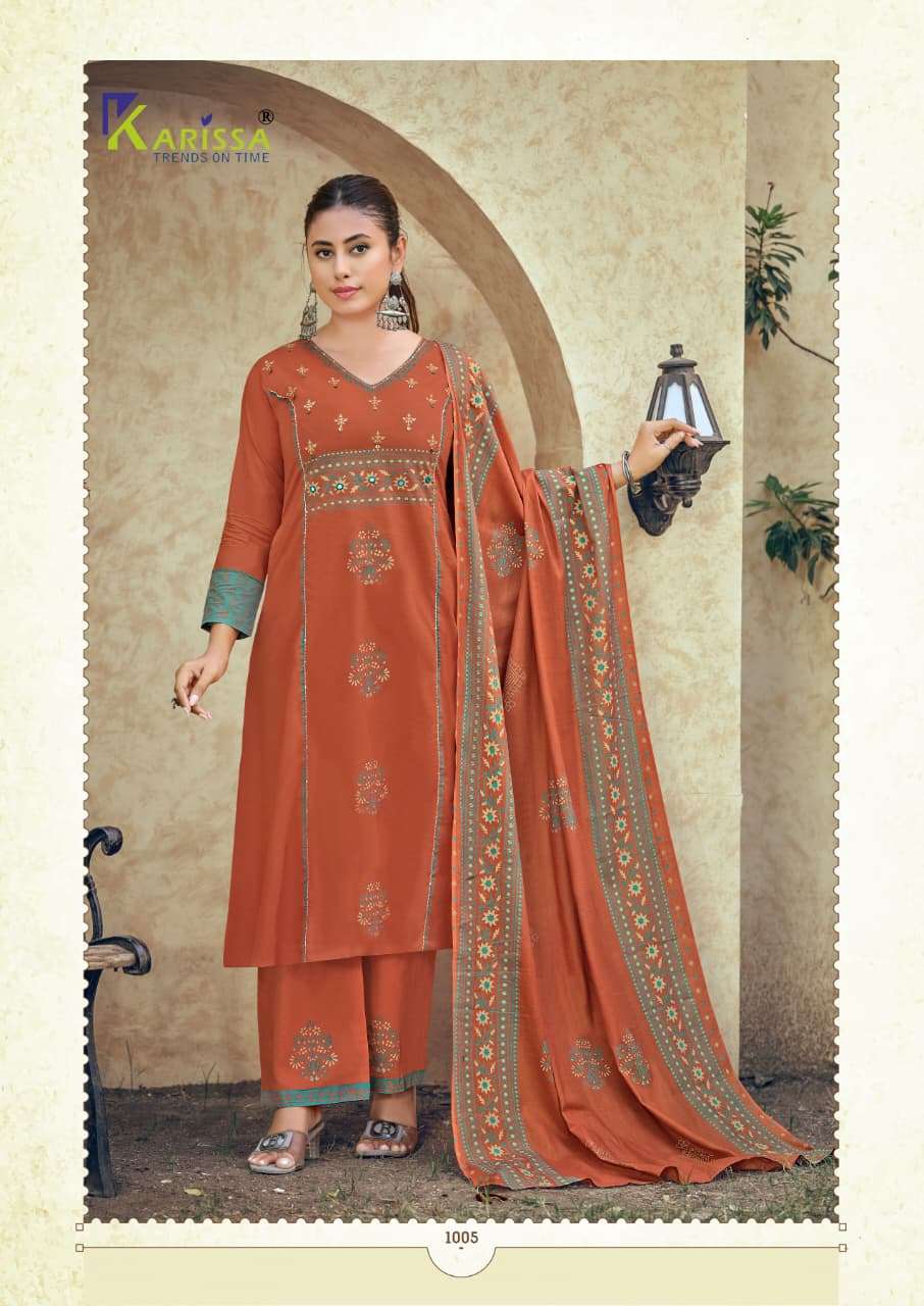 KARISSA PRESENTS KANIKA FANCY COTTON KURTIS CATALOG WHOLESALER AND EXPORTER IN SURAT