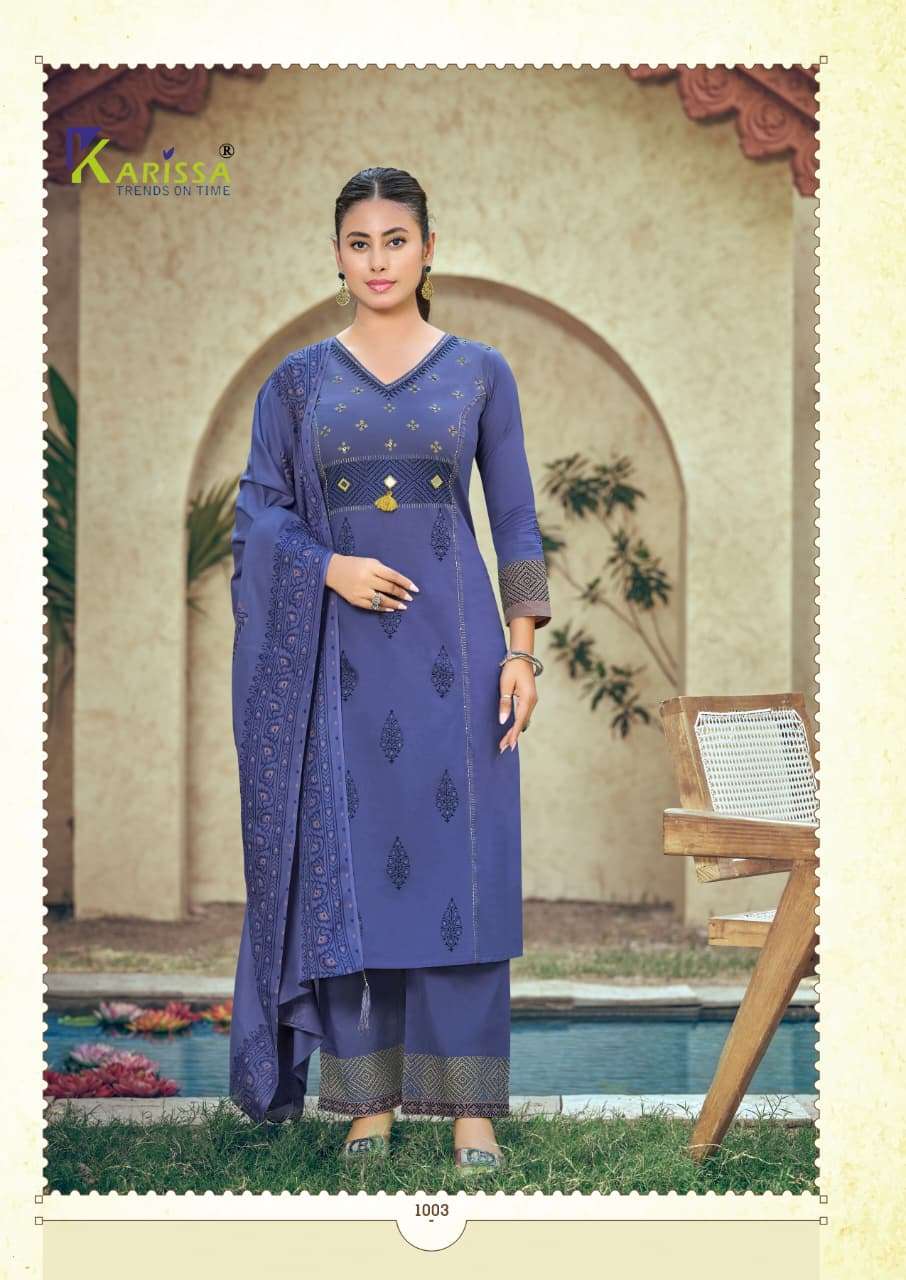 KARISSA PRESENTS KANIKA FANCY COTTON KURTIS CATALOG WHOLESALER AND EXPORTER IN SURAT