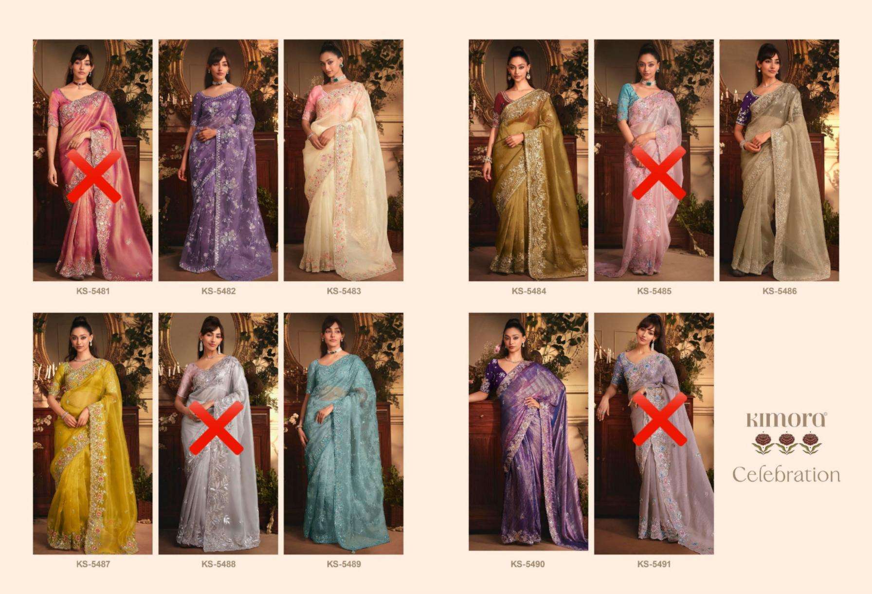 kimora presents alanka 5481-5491 dola silk premium exclusive designer sarees catalog collection