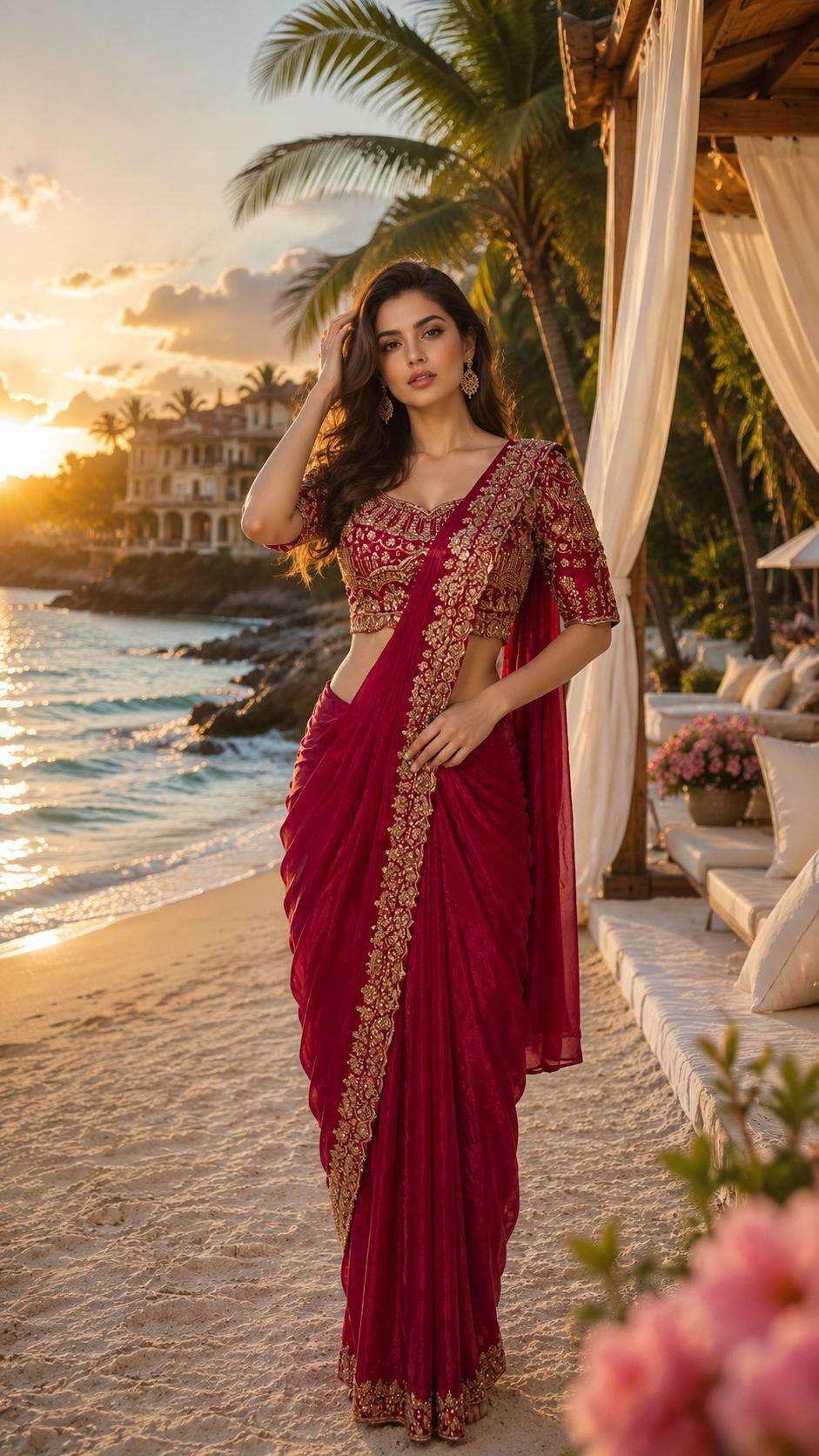 AMOHA A411 COLOUR HEAVY DESINGER READYMADE BLOUSE ONE MINUTES SAREES CATALOG WHOLESALER AND EXPORTERS