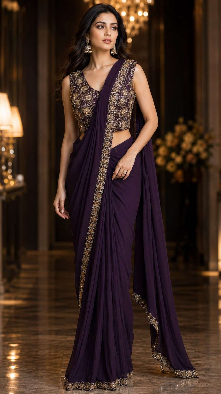 AMOHA A494 COLOUR HEAVY DESIGNER READYMADE BLOUSE ONE MINUTES SAREES CATALOG WHOLESALER AND EXPORTERS