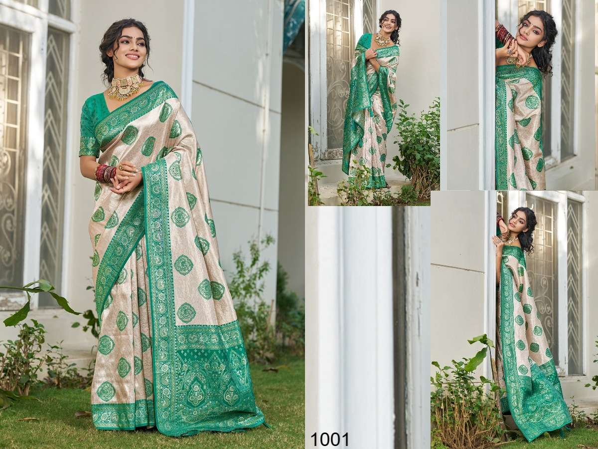 ASTITA PRESENT Kundan Silk SOUTH INDIAN STYLE SILK SAREES CATALOG WHOLESALER AND EXPORTERS
