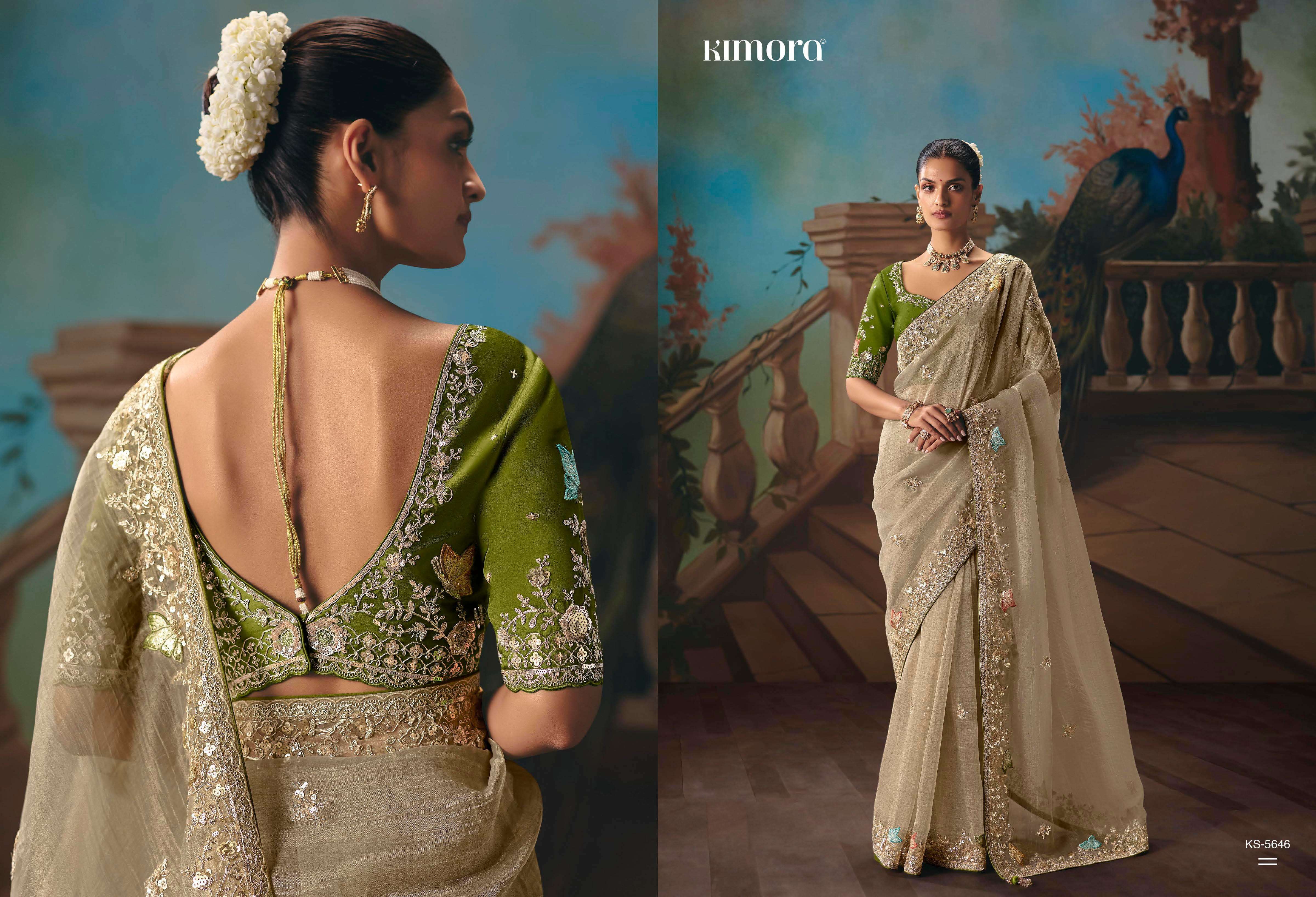 KIMORA -PRESENTS KAJAL VOL -18 DESINGER WEDDING WEAR AND FUNCTION WEAR SAREES CATALOG WHOLESALER AND EXPORTERS