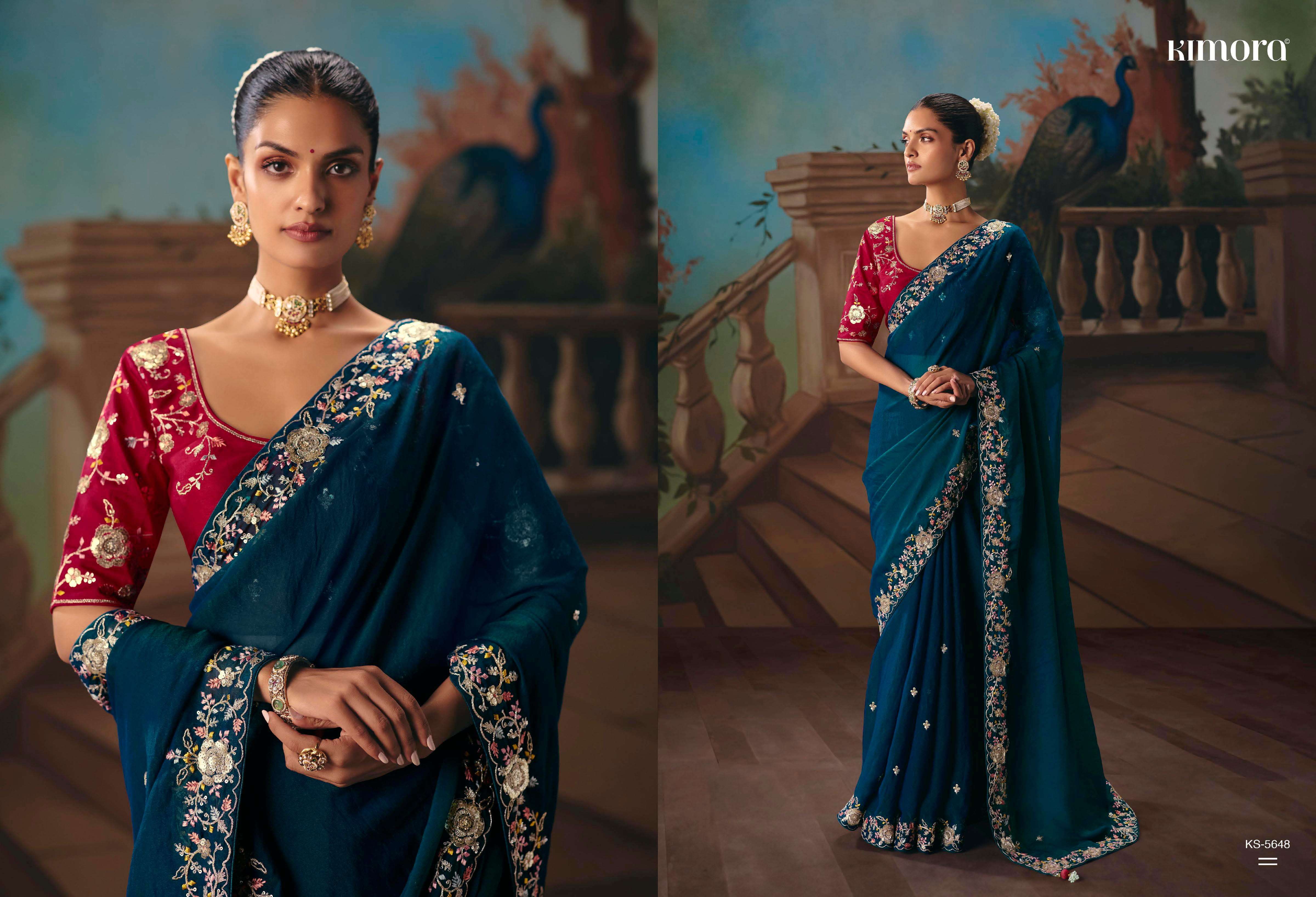 KIMORA -PRESENTS KAJAL VOL -18 DESINGER WEDDING WEAR AND FUNCTION WEAR SAREES CATALOG WHOLESALER AND EXPORTERS
