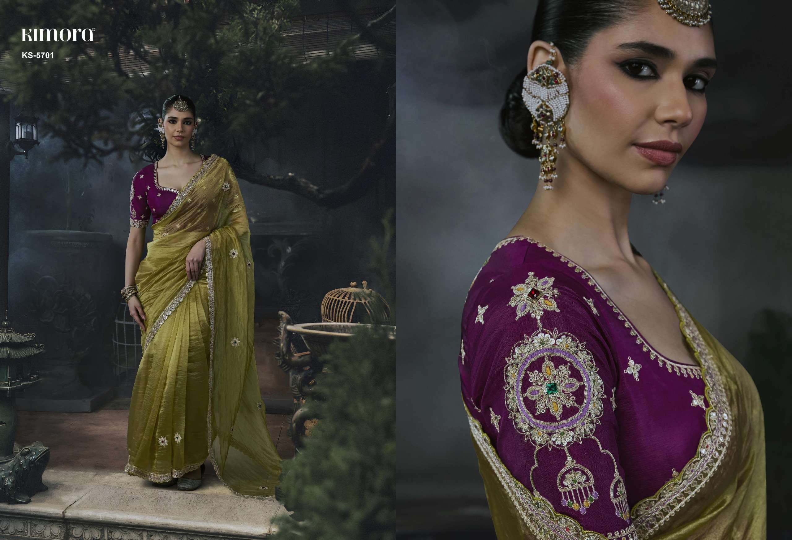  KIMORA PRESENTS KAJAL VOL-19 DESIGNER INDIAN PARTYWEAR SAREES CATALOG WHOLESALER AND EXPORTERS