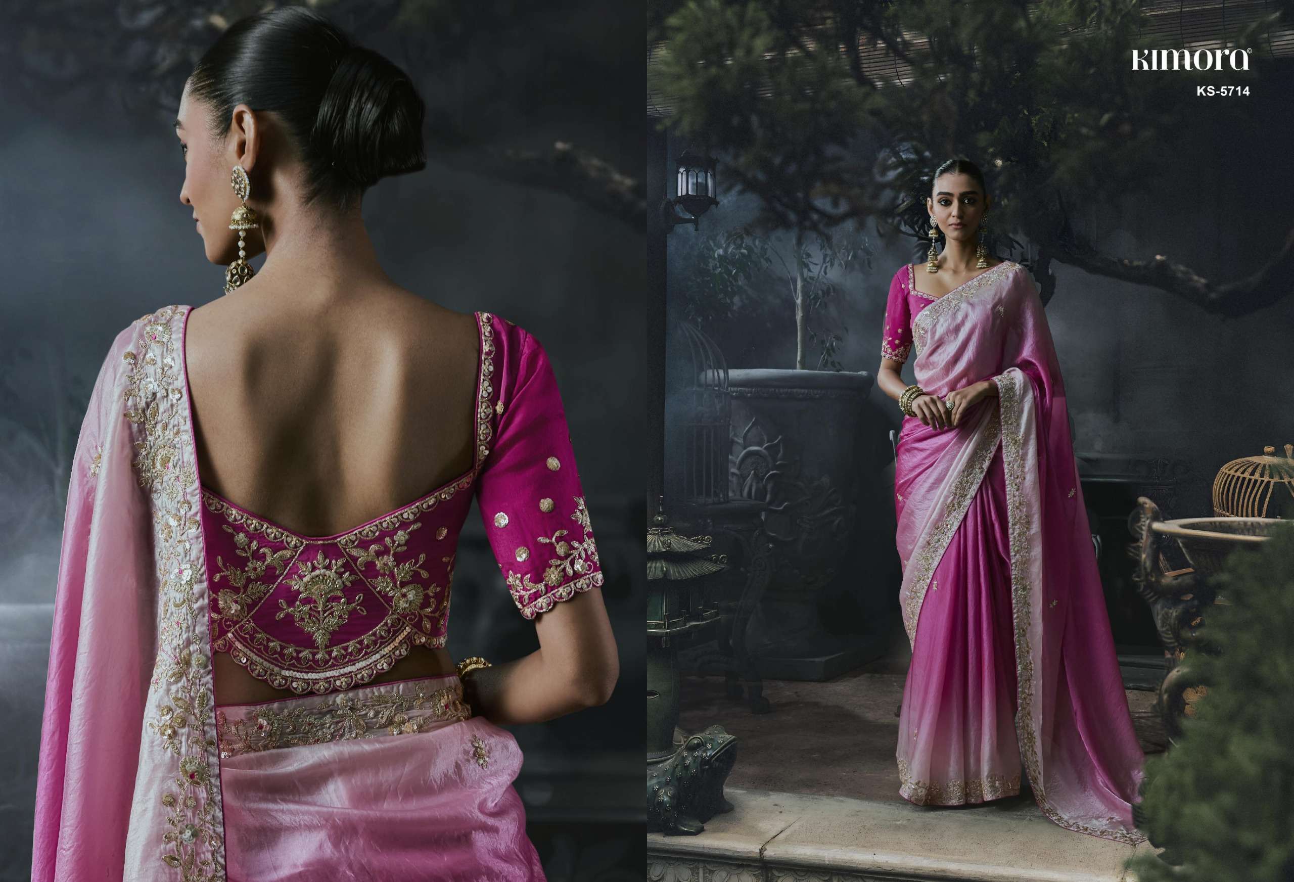  KIMORA PRESENTS KAJAL VOL-19 DESIGNER INDIAN PARTYWEAR SAREES CATALOG WHOLESALER AND EXPORTERS
