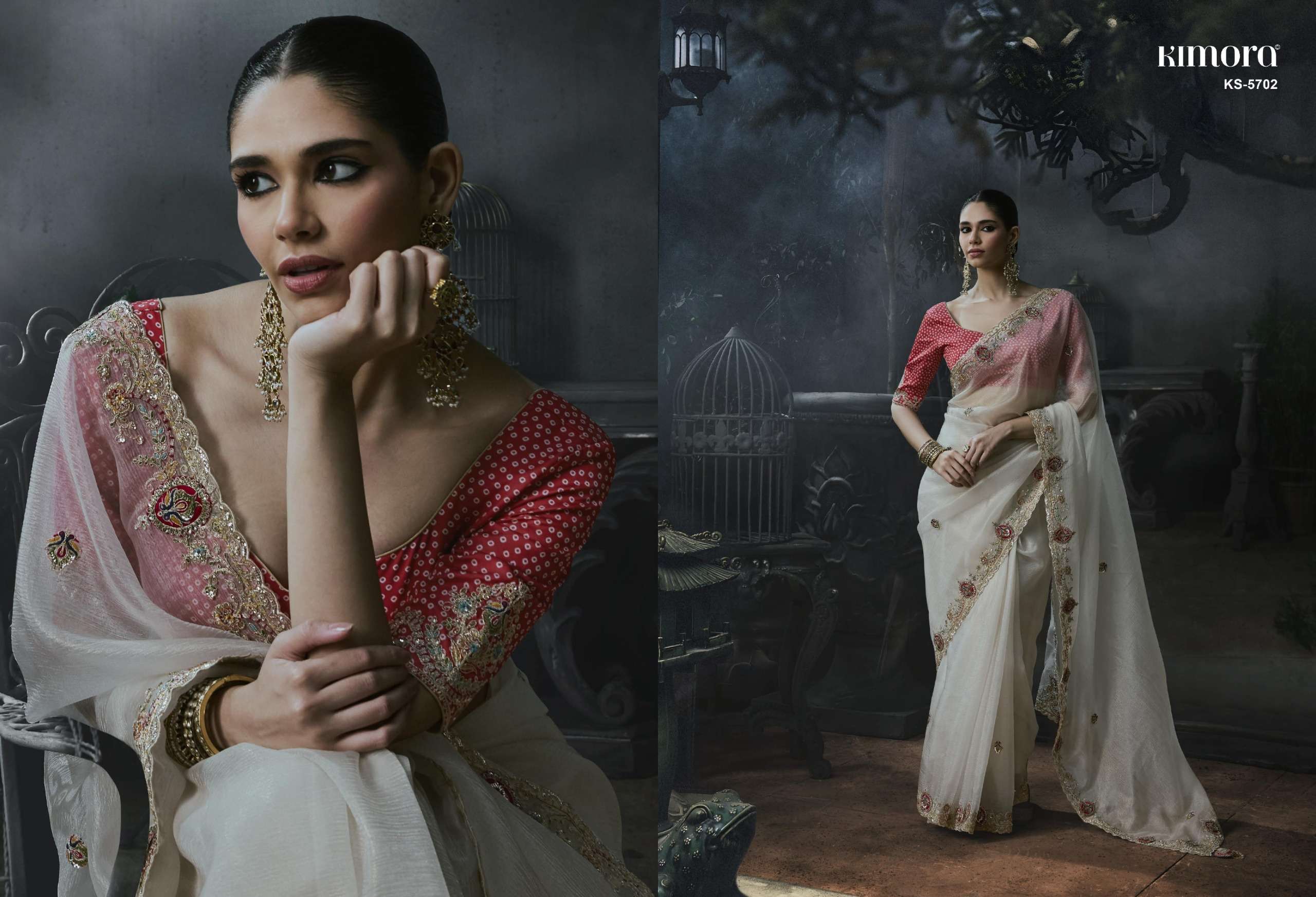  KIMORA PRESENTS KAJAL VOL-19 DESIGNER INDIAN PARTYWEAR SAREES CATALOG WHOLESALER AND EXPORTERS