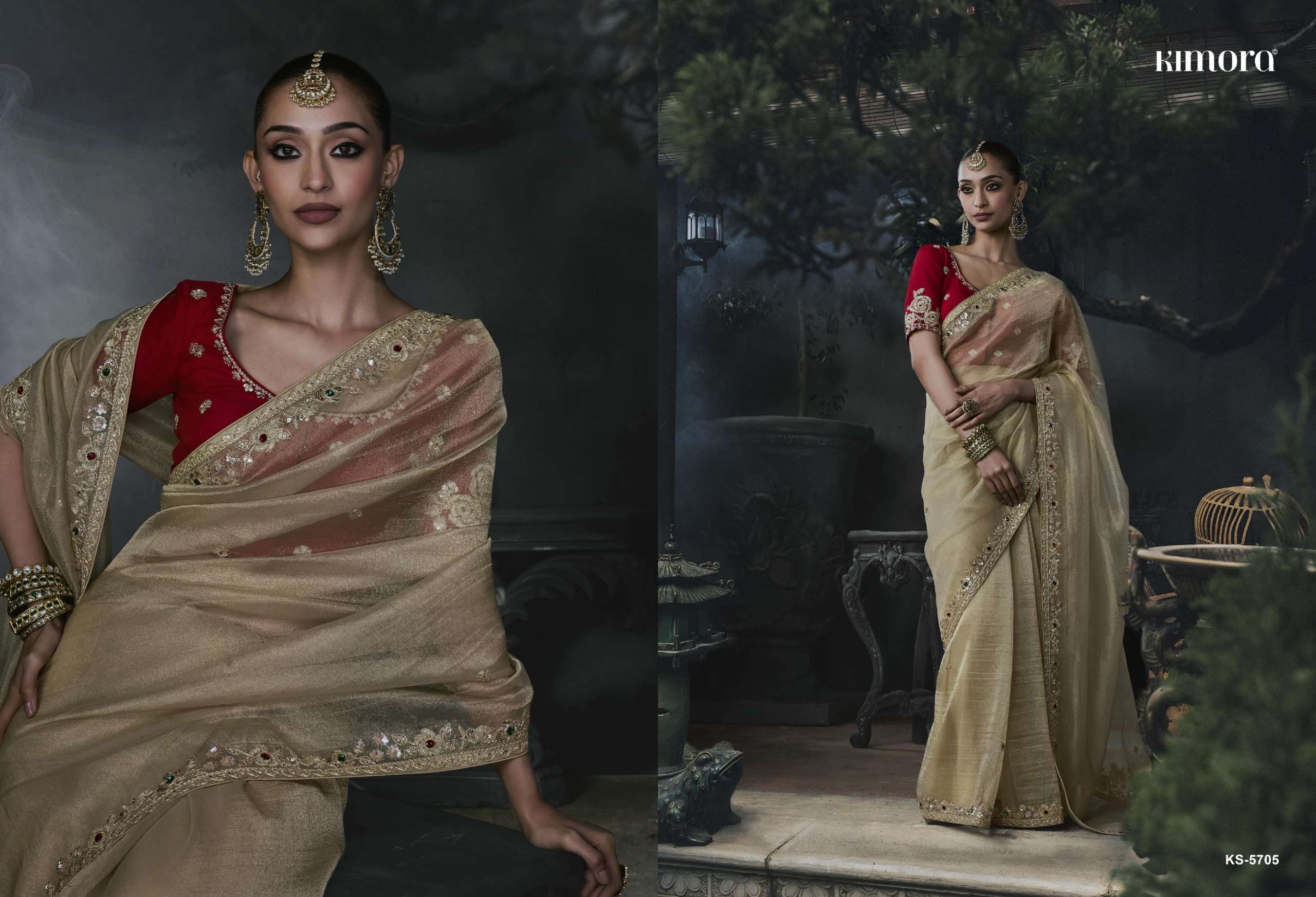  KIMORA PRESENTS KAJAL VOL-19 DESIGNER INDIAN PARTYWEAR SAREES CATALOG WHOLESALER AND EXPORTERS
