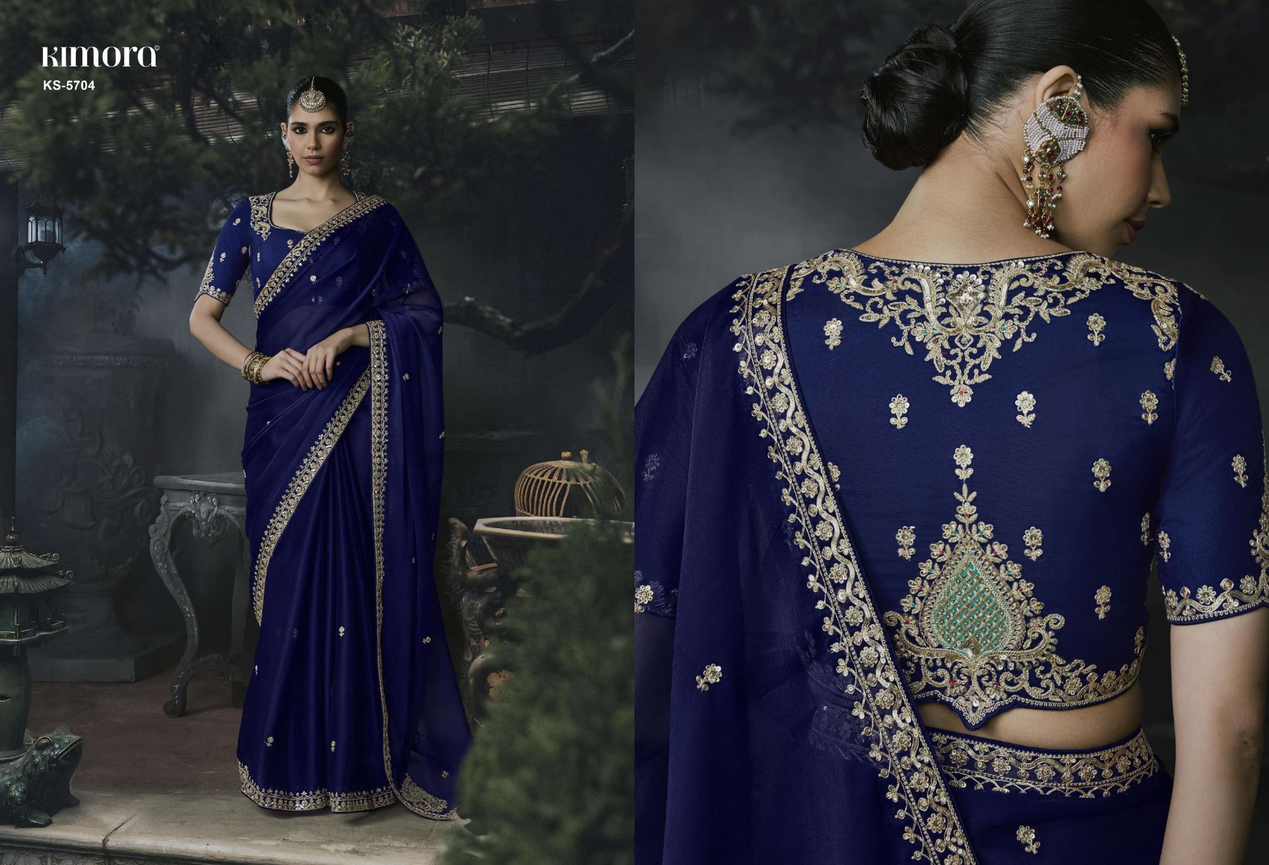  KIMORA PRESENTS KAJAL VOL-19 DESIGNER INDIAN PARTYWEAR SAREES CATALOG WHOLESALER AND EXPORTERS