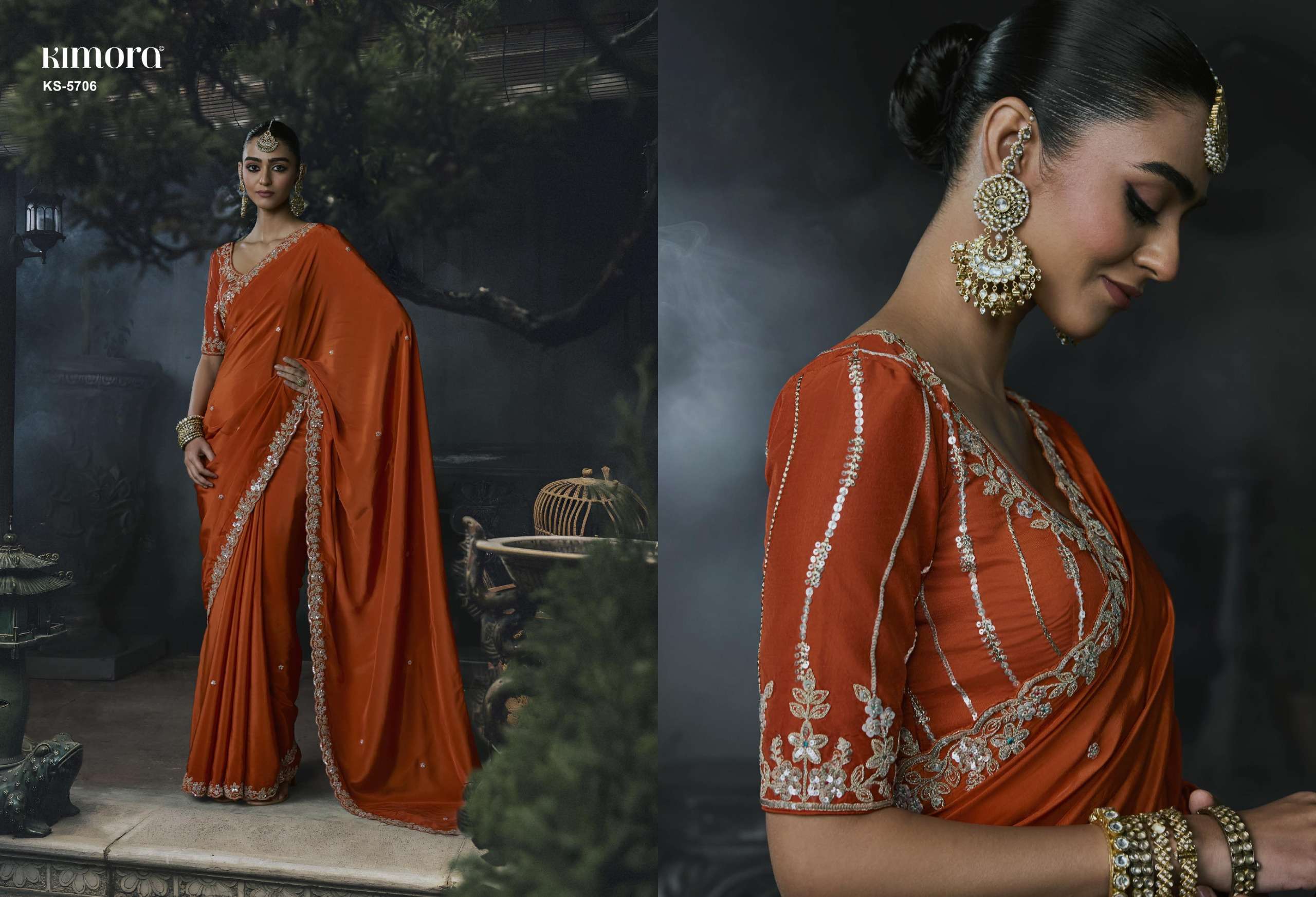  KIMORA PRESENTS KAJAL VOL-19 DESIGNER INDIAN PARTYWEAR SAREES CATALOG WHOLESALER AND EXPORTERS