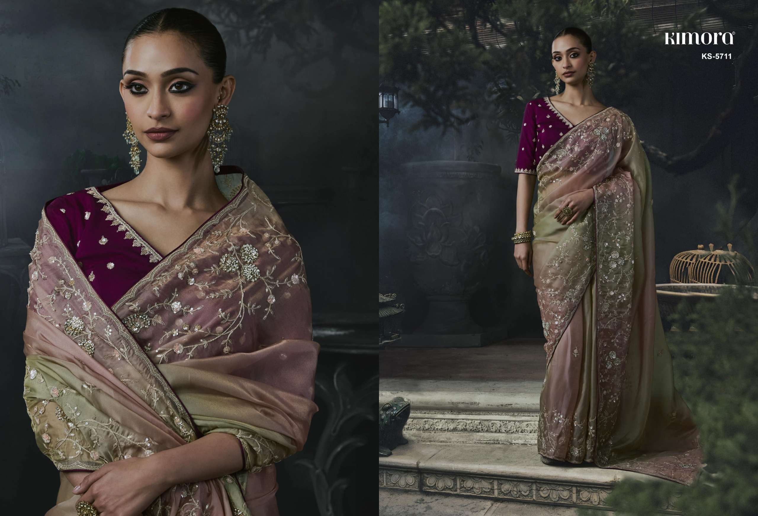  KIMORA PRESENTS KAJAL VOL-19 DESIGNER INDIAN PARTYWEAR SAREES CATALOG WHOLESALER AND EXPORTERS