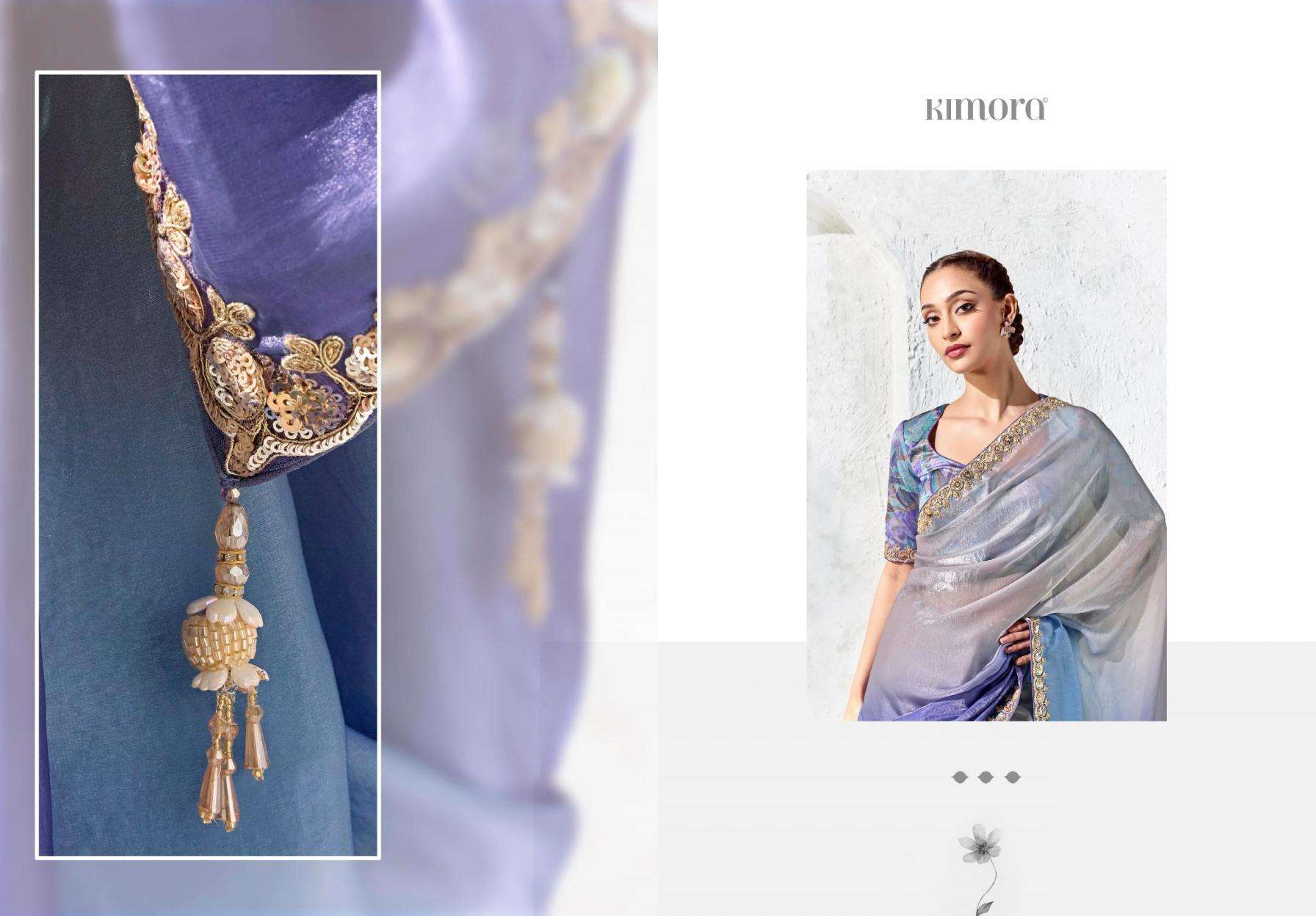 KIMORA PRESENTS RANGAT VOL-5 DESIGNER PARTYWEAR SAREES CATALOG WHOLESALER AND EXPORTERS