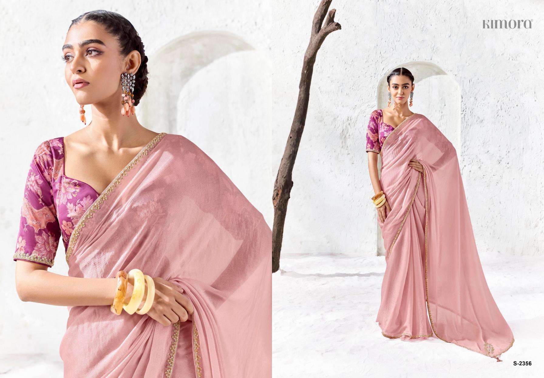 KIMORA PRESENTS RANGAT VOL-5 DESIGNER PARTYWEAR SAREES CATALOG WHOLESALER AND EXPORTERS