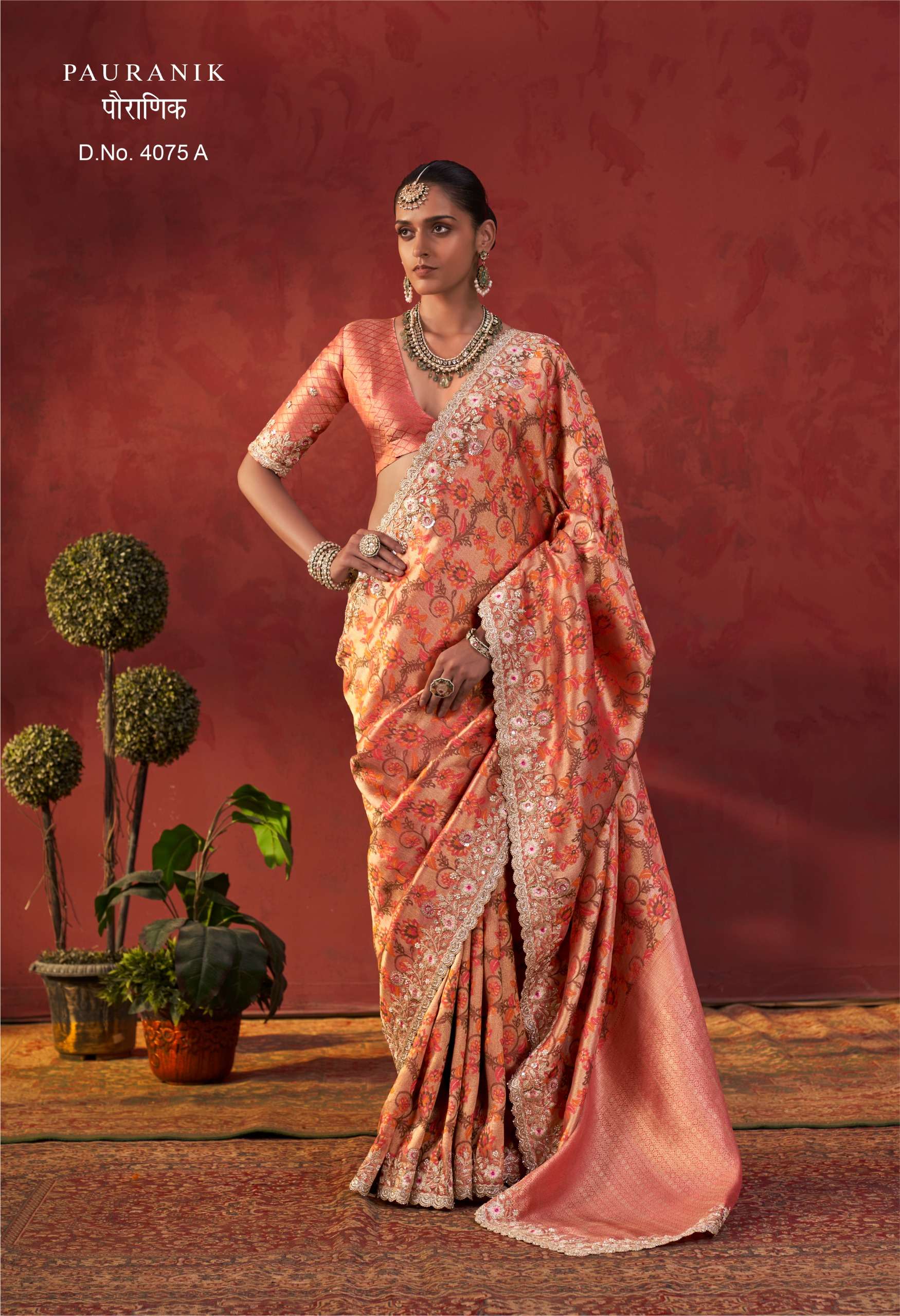 MANJULA PRESENTS PURANIKA BRIDAL DESINGER WEDDING WEAR SAREES CATALOG WHOLESALER AND EXPORTERS