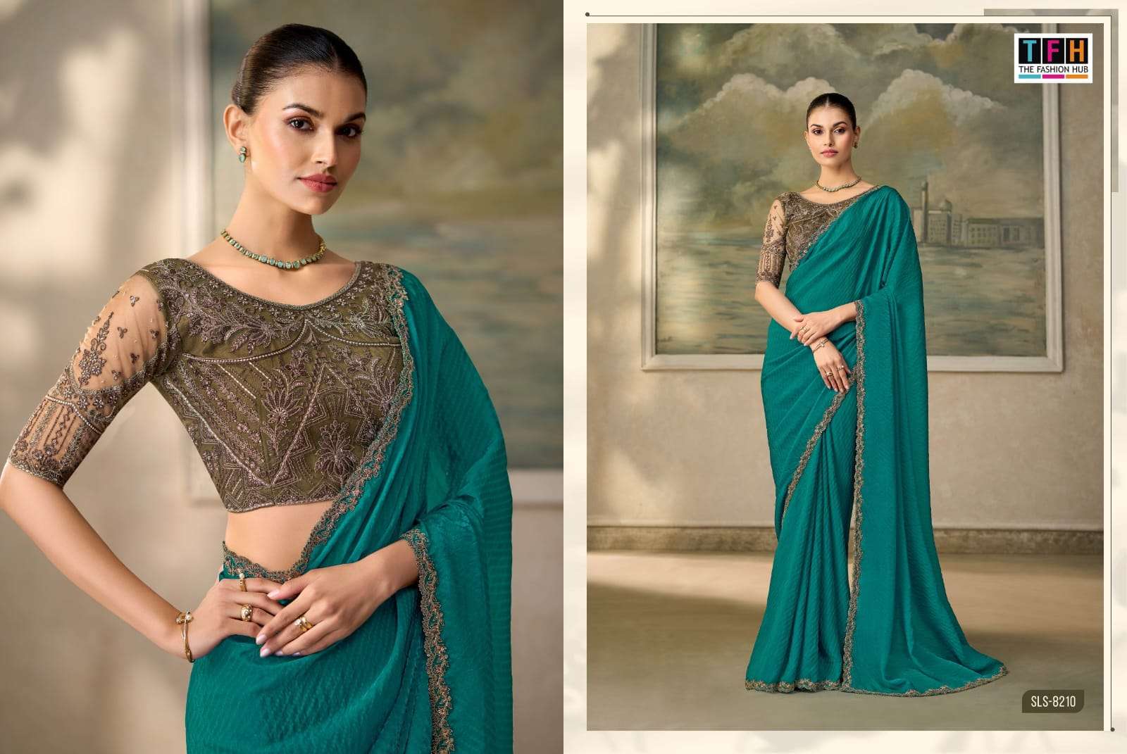 THF PRESENTS Salsa Style -6 (8200 Series) DESIGNER FANCY BLOUSE CONCEPT PARTYWEAR SAREES CATALOG WHOLESALER AND EXPORTERS