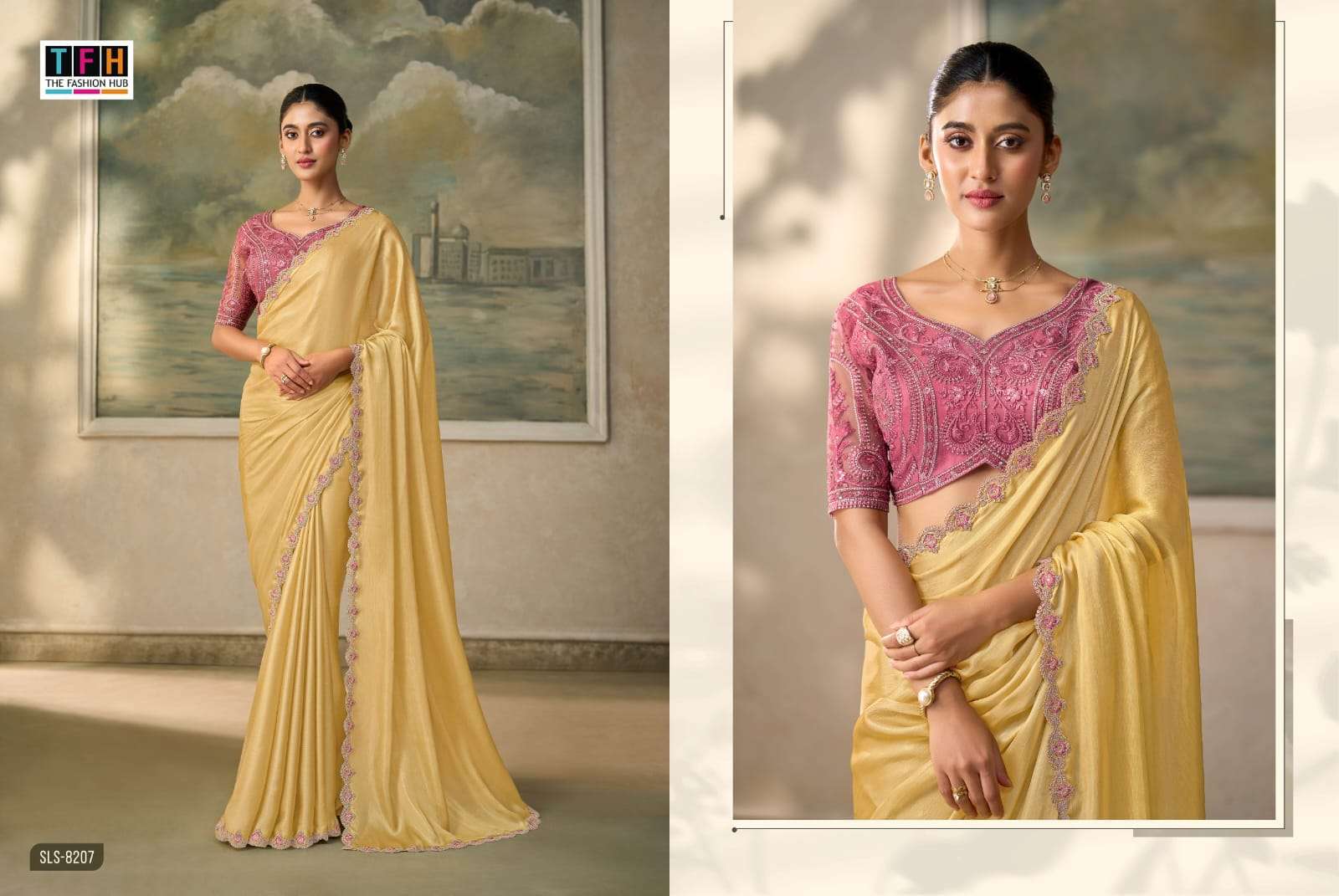 THF PRESENTS Salsa Style -6 (8200 Series) DESIGNER FANCY BLOUSE CONCEPT PARTYWEAR SAREES CATALOG WHOLESALER AND EXPORTERS