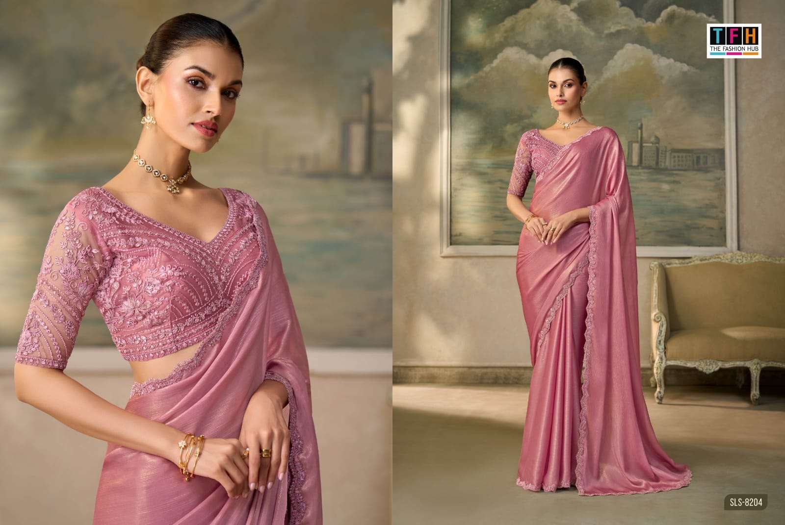 THF PRESENTS Salsa Style -6 (8200 Series) DESIGNER FANCY BLOUSE CONCEPT PARTYWEAR SAREES CATALOG WHOLESALER AND EXPORTERS
