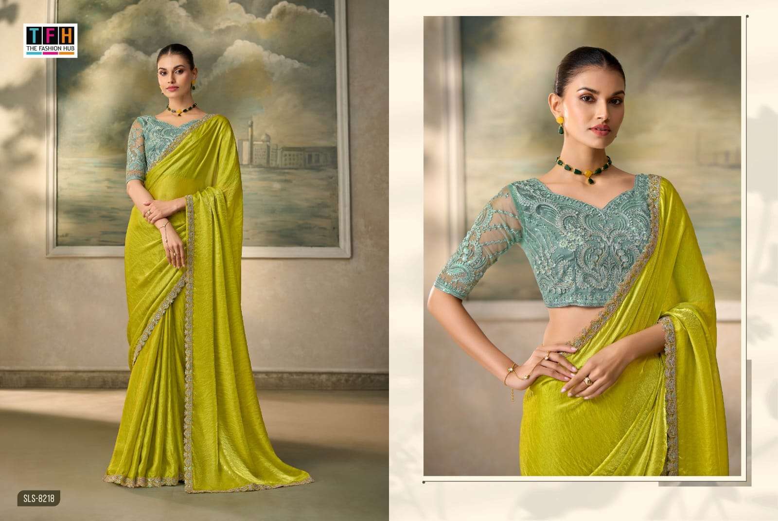 THF PRESENTS Salsa Style -6 (8200 Series) DESIGNER FANCY BLOUSE CONCEPT PARTYWEAR SAREES CATALOG WHOLESALER AND EXPORTERS
