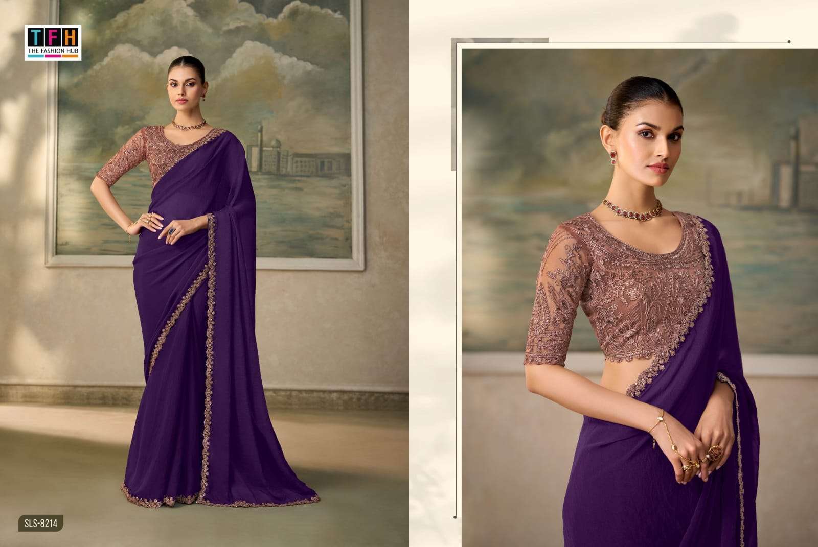 THF PRESENTS Salsa Style -6 (8200 Series) DESIGNER FANCY BLOUSE CONCEPT PARTYWEAR SAREES CATALOG WHOLESALER AND EXPORTERS