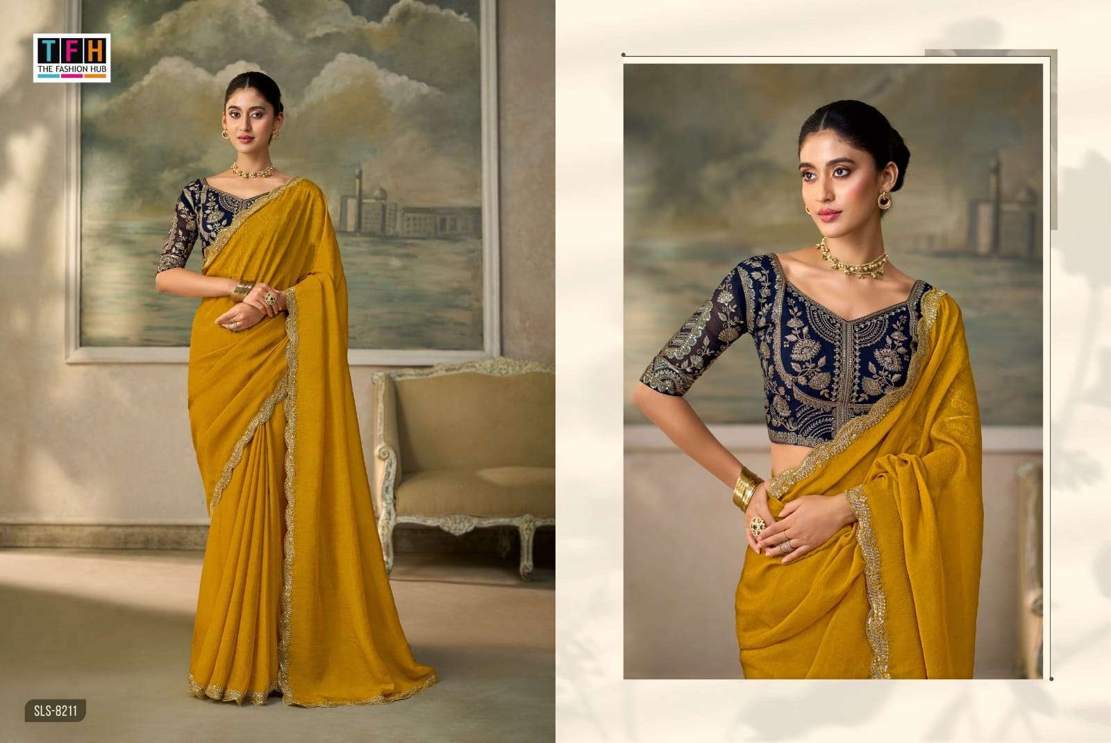THF PRESENTS Salsa Style -6 (8200 Series) DESIGNER FANCY BLOUSE CONCEPT PARTYWEAR SAREES CATALOG WHOLESALER AND EXPORTERS