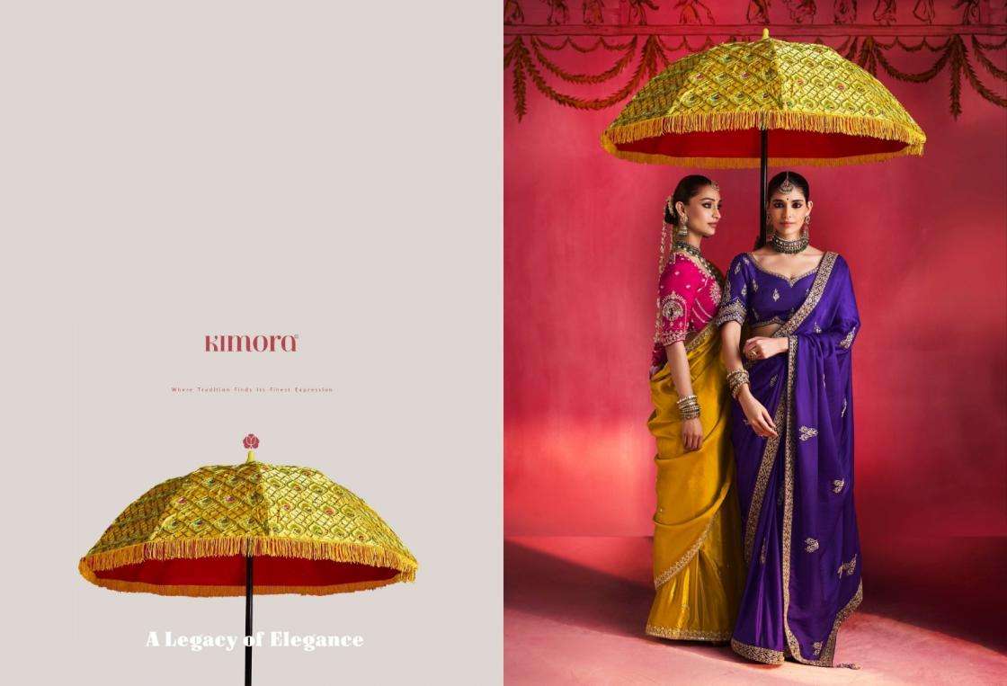 kimora presents gulaal vol 19 lightweight occasion wear sarees catalog collection