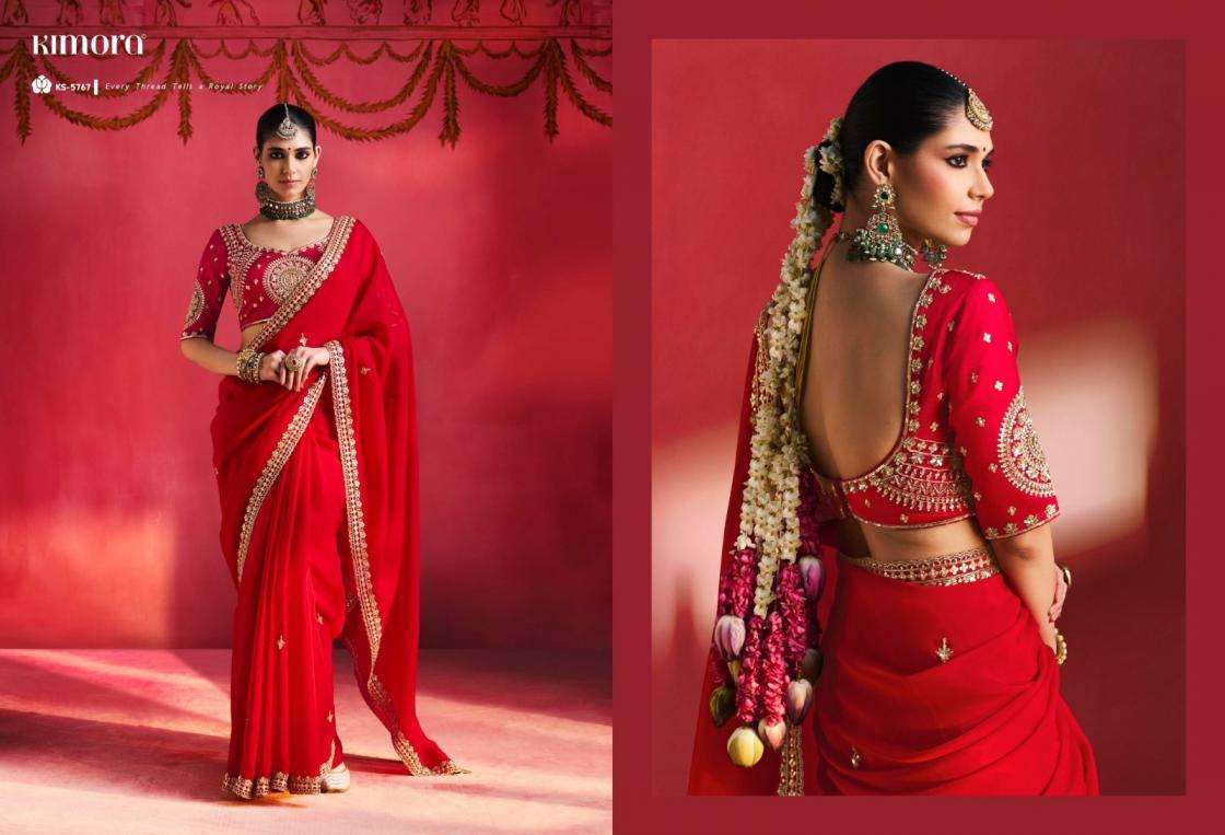kimora presents gulaal vol 19 lightweight occasion wear sarees catalog collection