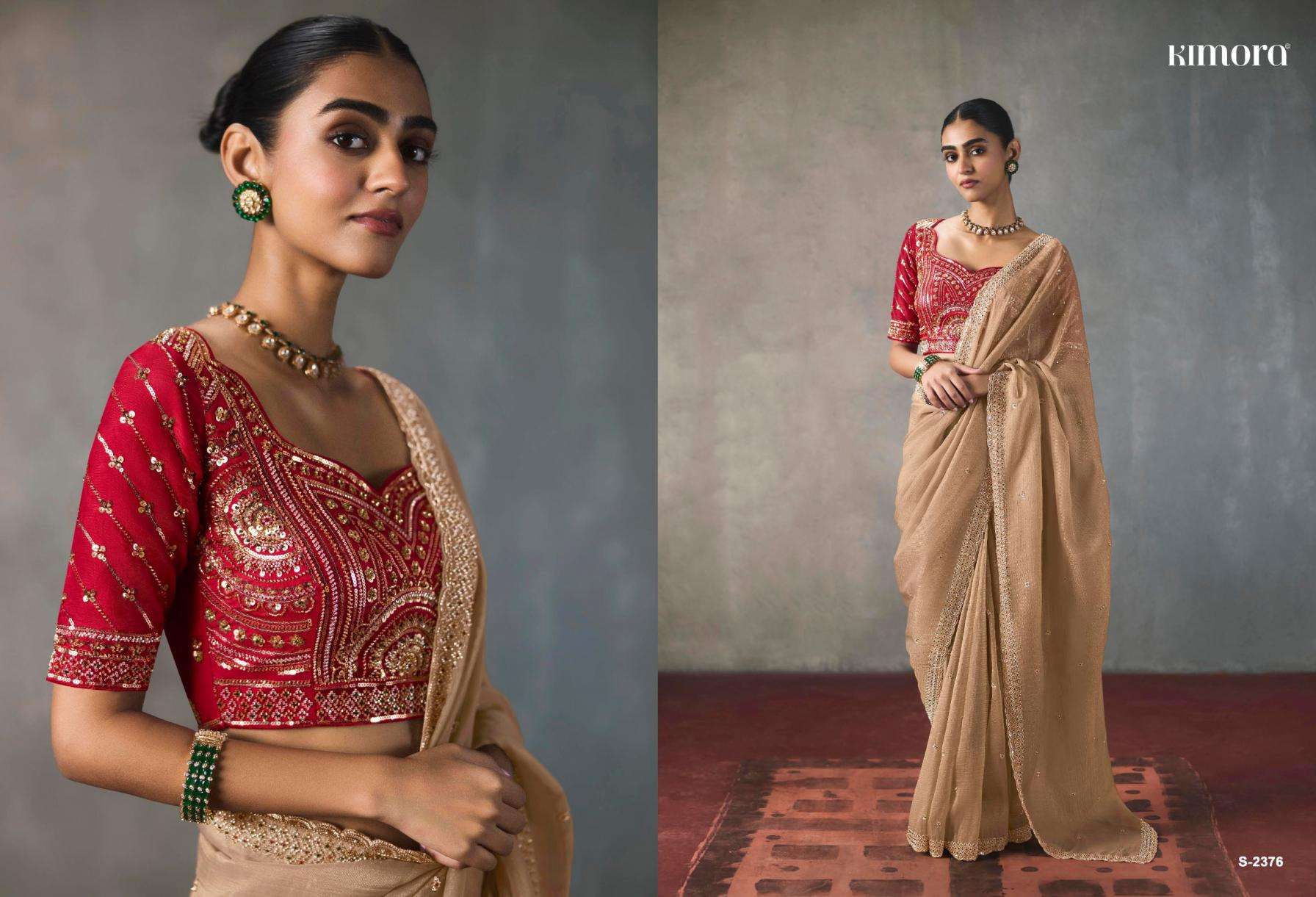 kimora presents i con vol 37 lightweight silk festive wear fancy sarees catalog collection
