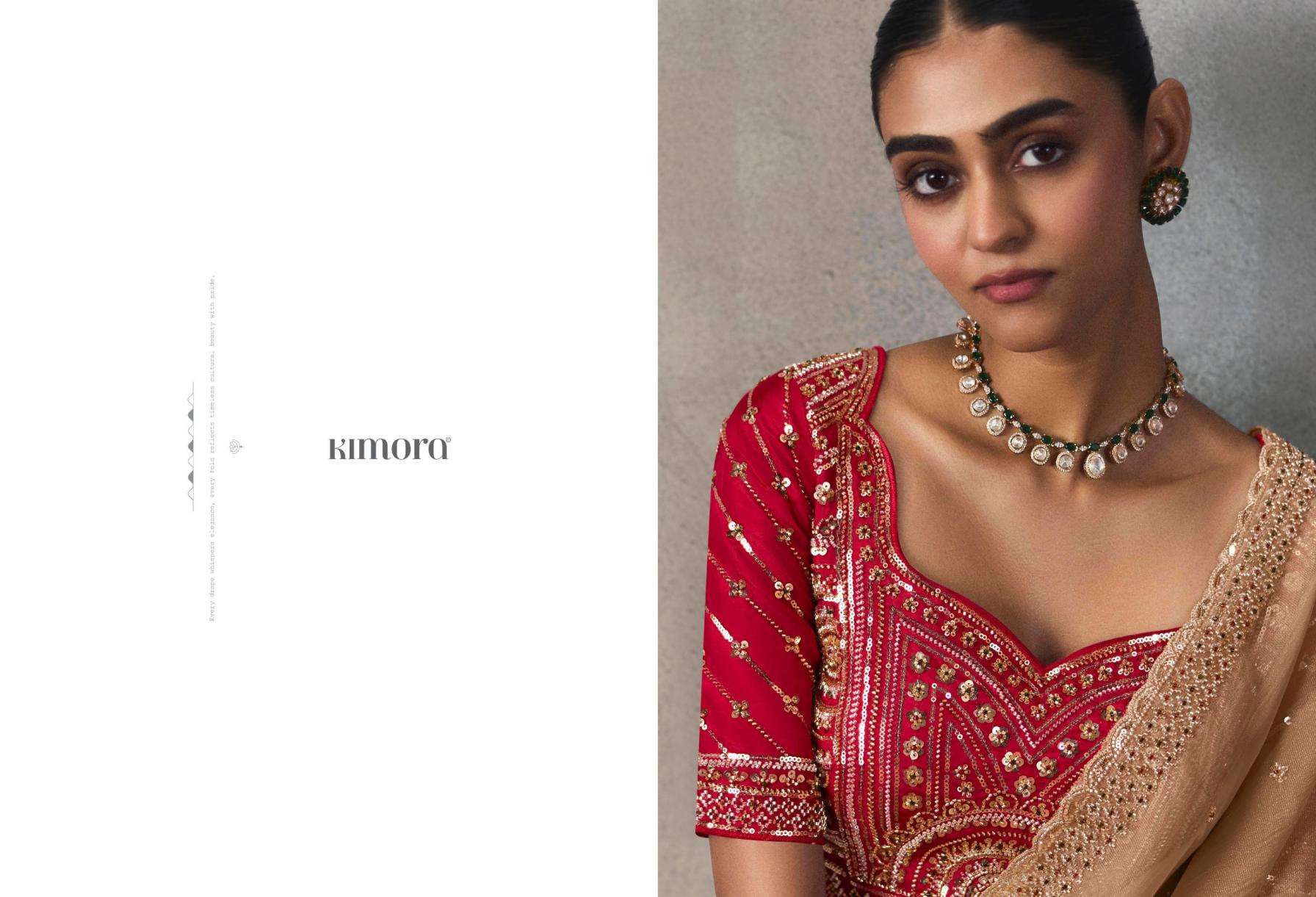 kimora presents i con vol 37 lightweight silk festive wear fancy sarees catalog collection