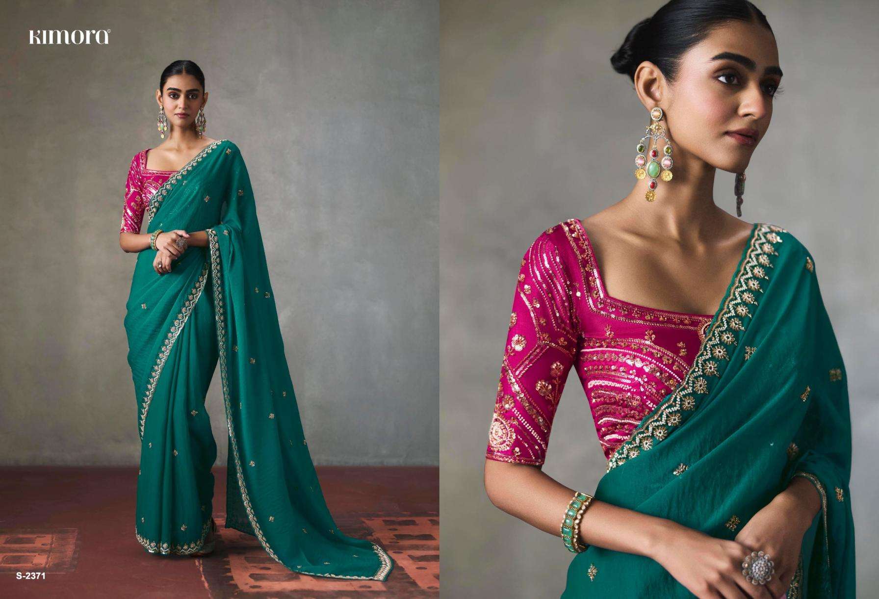 kimora presents i con vol 37 lightweight silk festive wear fancy sarees catalog collection