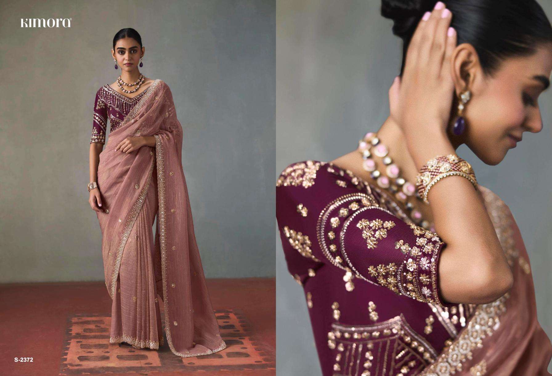 kimora presents i con vol 37 lightweight silk festive wear fancy sarees catalog collection
