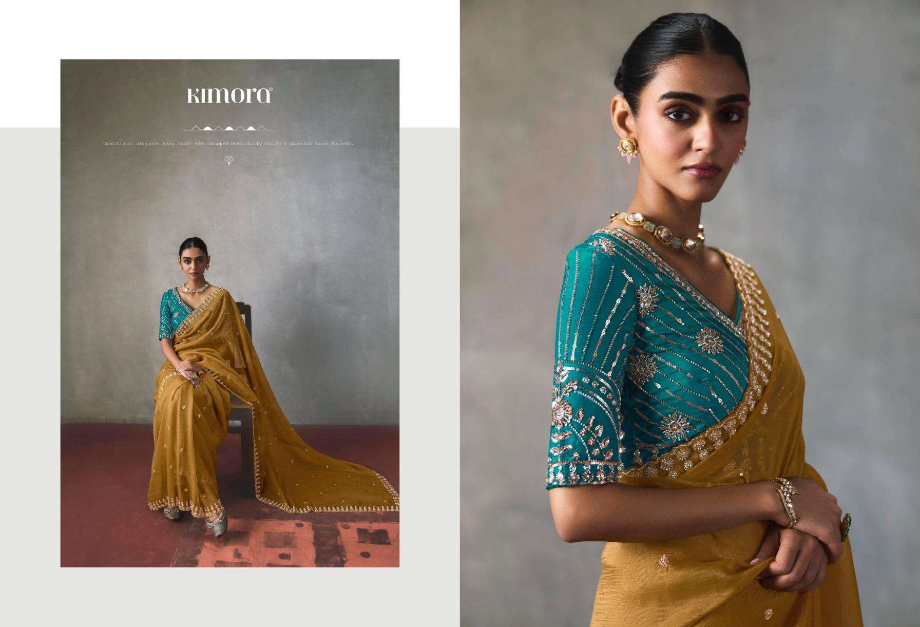 kimora presents i con vol 37 lightweight silk festive wear fancy sarees catalog collection