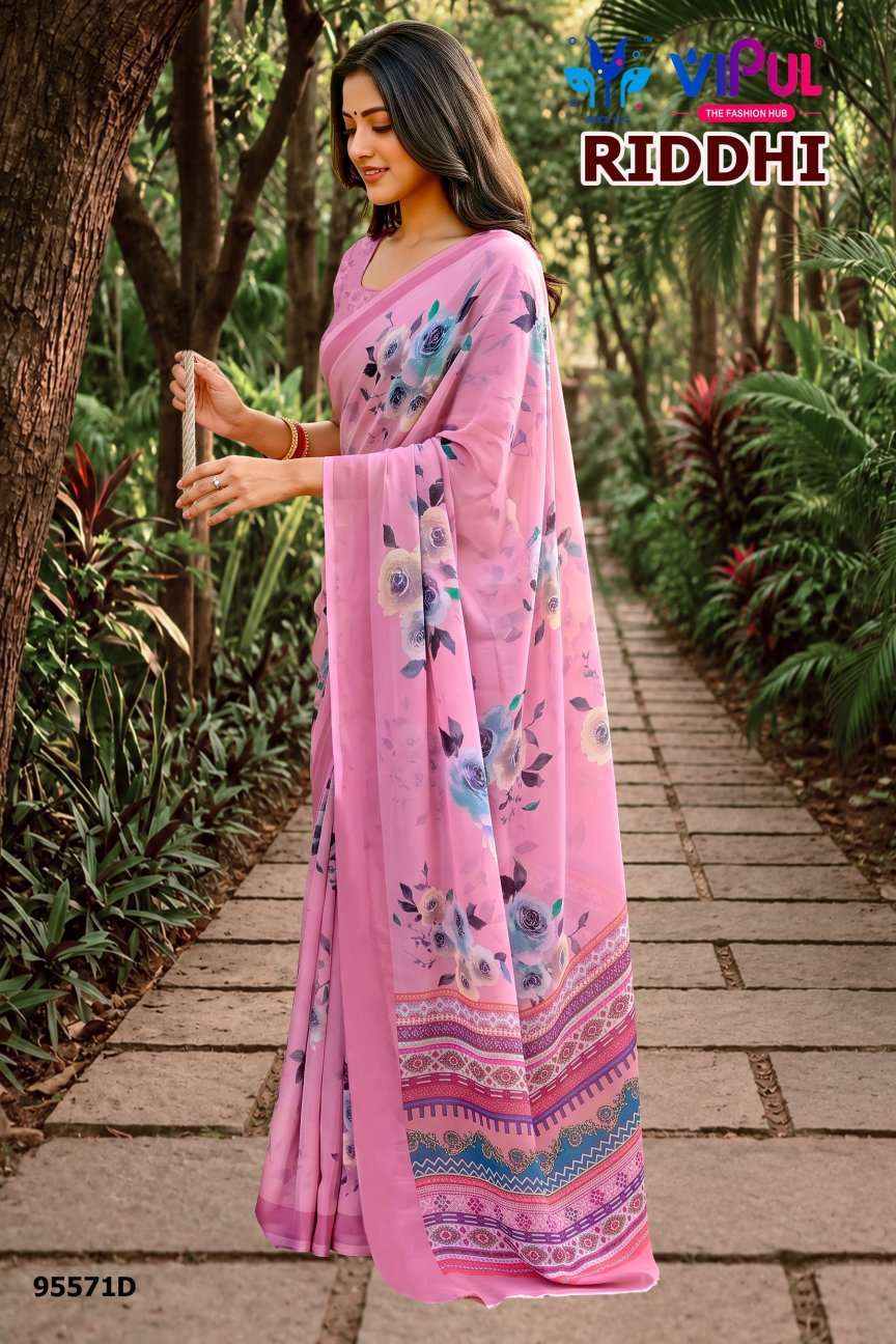 Vipul Saree Riddhi Vol 21 95571 Colors Premium Weightless Saree Collection 