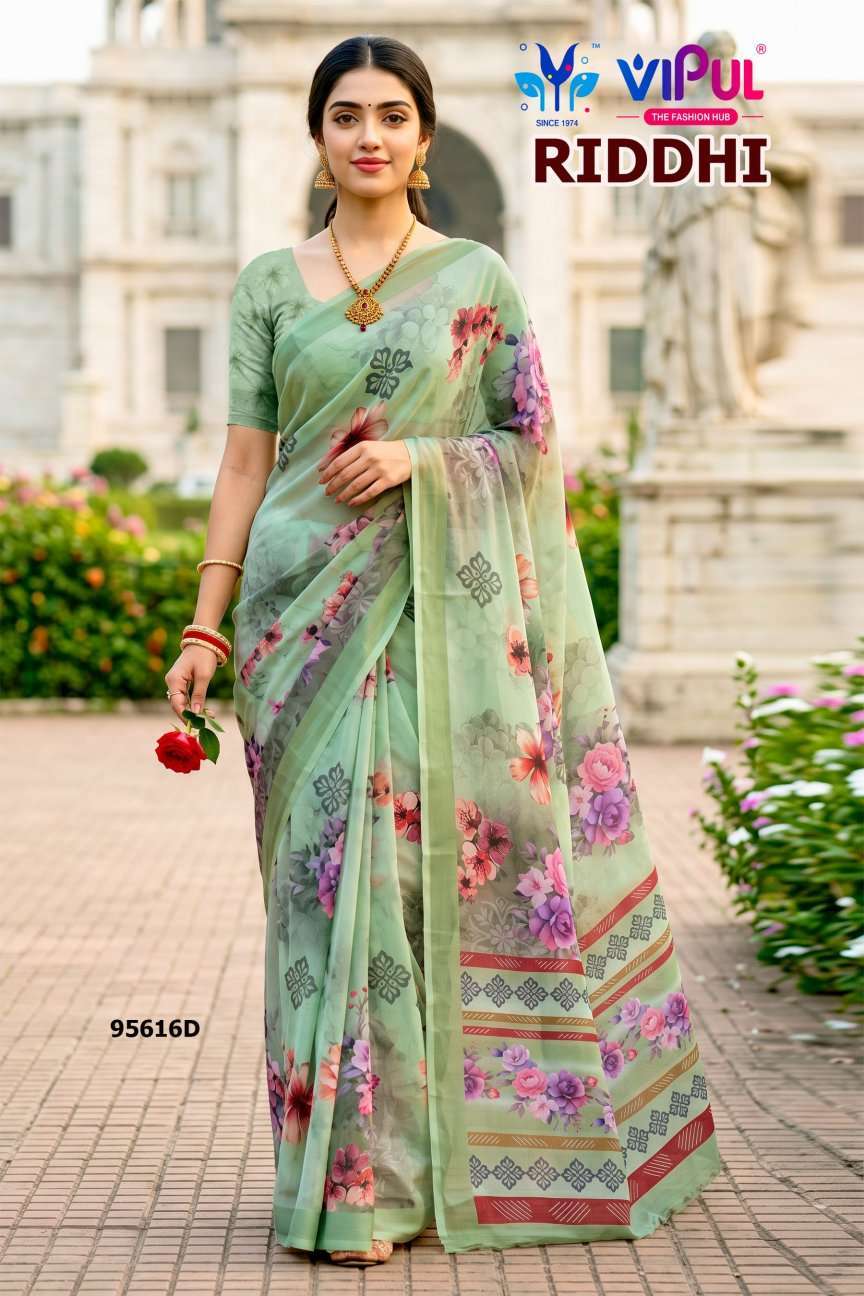 Vipul Saree Riddhi Vol 25 95616 Colors Exclusive Saree Collection 