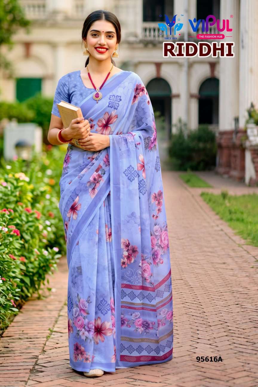 Vipul Saree Riddhi Vol 25 95616 Colors Exclusive Saree Collection 
