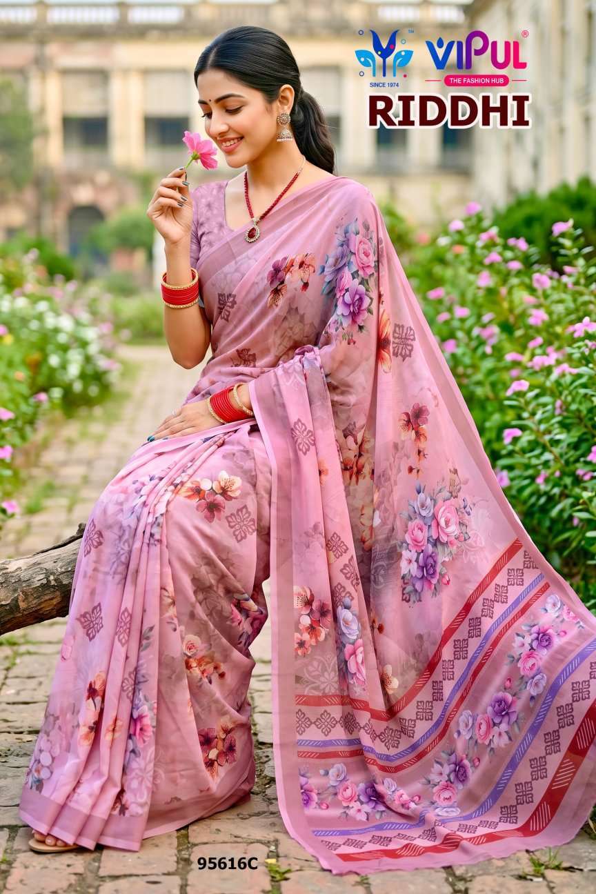 Vipul Saree Riddhi Vol 25 95616 Colors Exclusive Saree Collection 