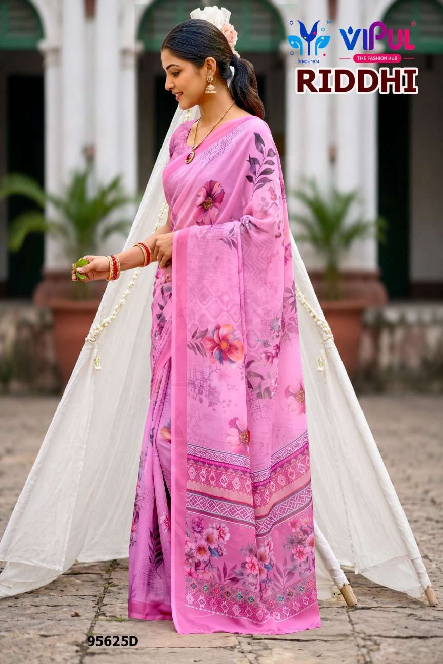 Vipul Saree Riddhi Vol 26 95625 Colors New Saree Collection 