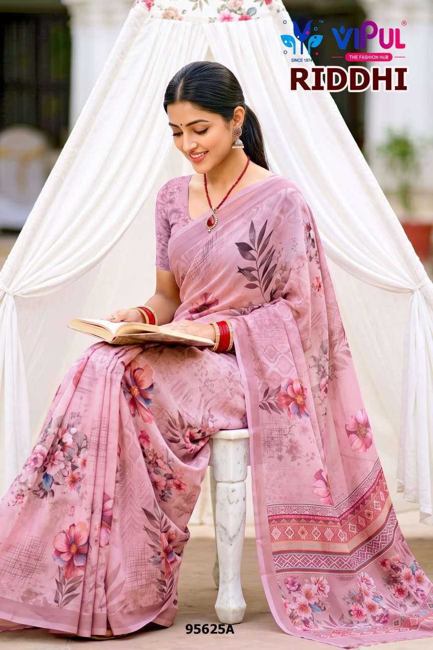Vipul Saree Riddhi Vol 26 95625 Colors New Saree Collection 