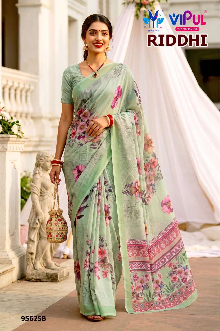 Vipul Saree Riddhi Vol 26 95625 Colors New Saree Collection 