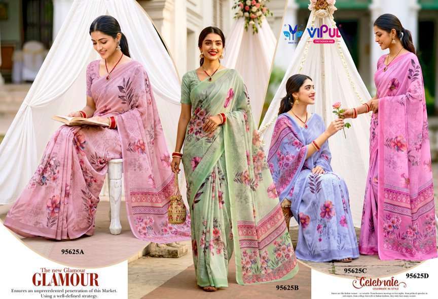 Vipul Saree Riddhi Vol 26 95625 Colors New Saree Collection 